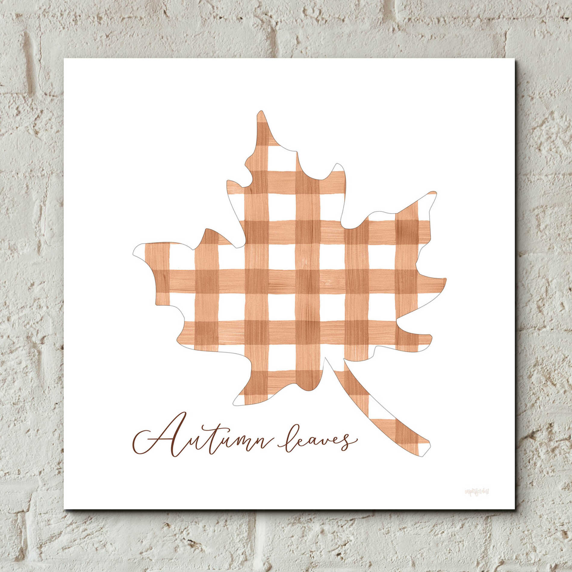 Epic Art 'Autumn Leaves' by Imperfect Dust, Acrylic Glass Wall Art,12x12