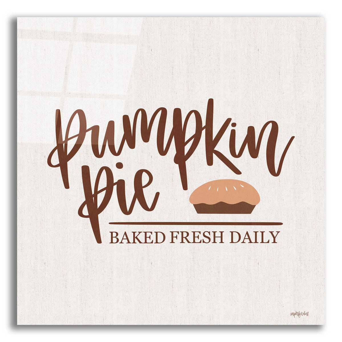 Epic Art 'Pumpkin Pie' by Imperfect Dust, Acrylic Glass Wall Art