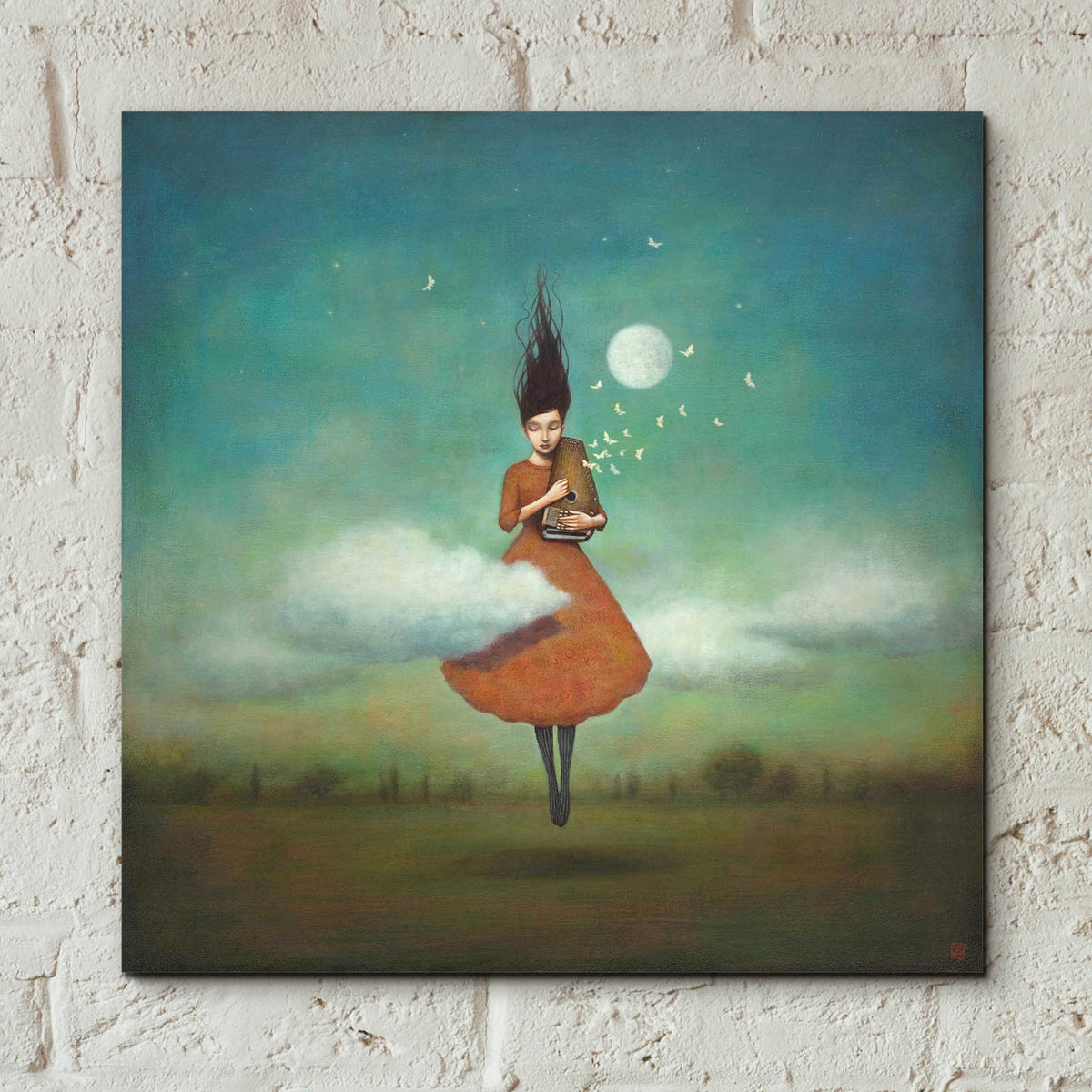 Epic Art 'High Notes for Low Clouds' by Duy Huynh, Acrylic Glass Wall Art,12x12