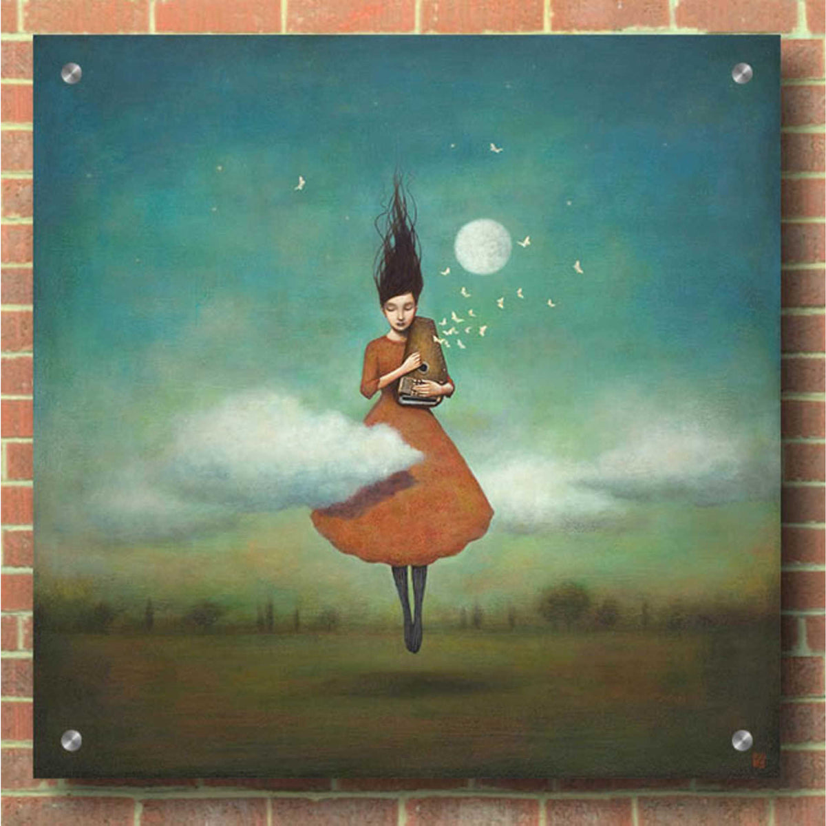 Epic Art 'High Notes for Low Clouds' by Duy Huynh, Acrylic Glass Wall Art,36x36