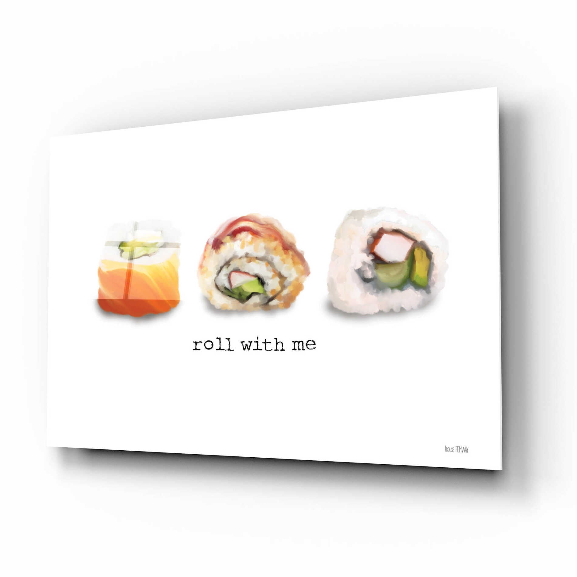 Epic Art 'Roll With Me' by House Fenway, Acrylic Glass Wall Art,16x12