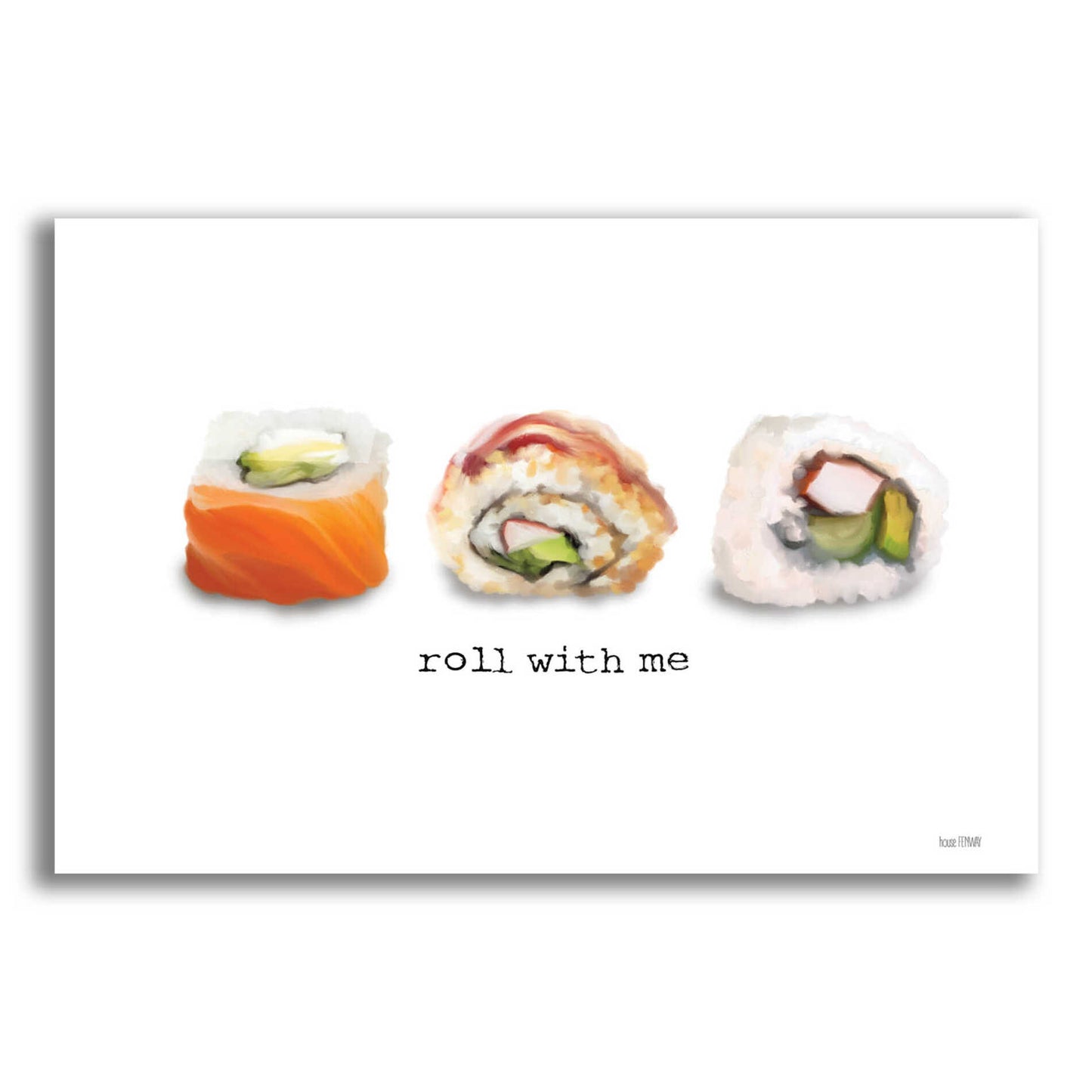 Epic Art 'Roll With Me' by House Fenway, Acrylic Glass Wall Art,16x12