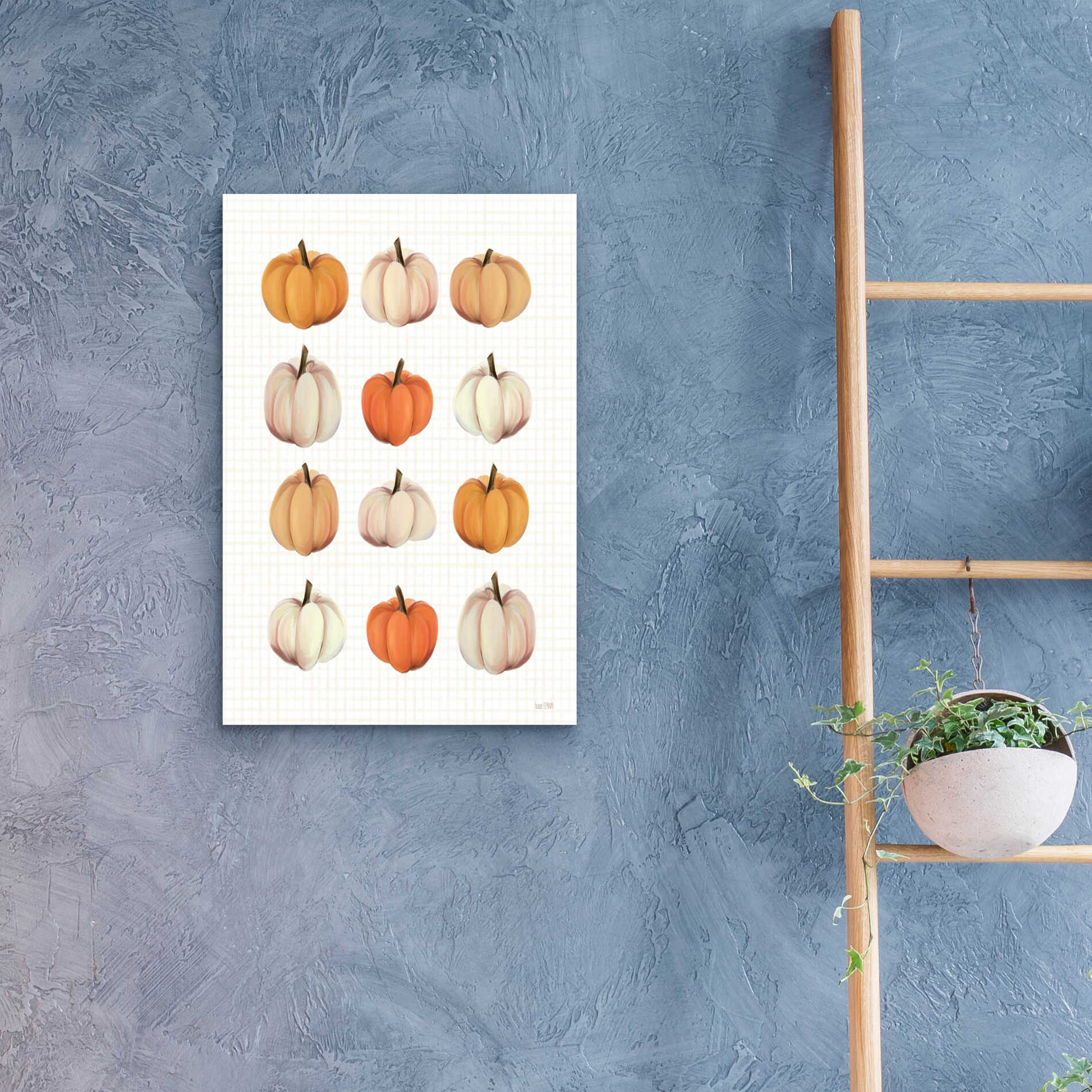 Epic Art 'Lots Of Pumpkins' by House Fenway, Acrylic Glass Wall Art,16x24