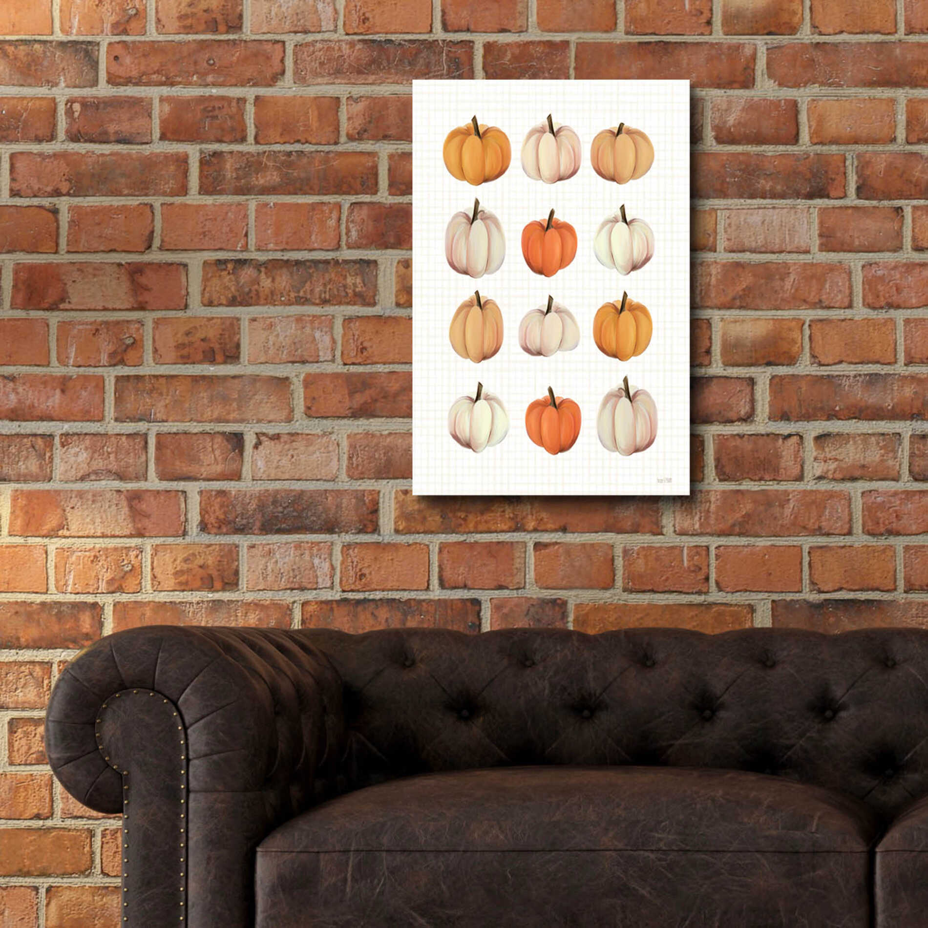 Epic Art 'Lots Of Pumpkins' by House Fenway, Acrylic Glass Wall Art,16x24