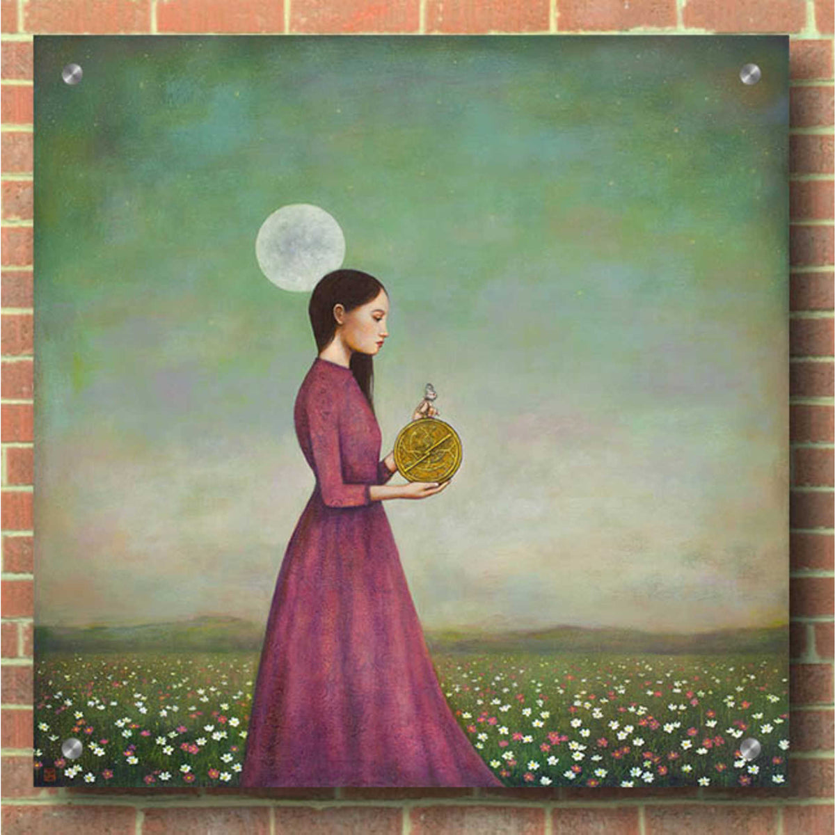 Epic Art 'Counting on the Cosmos' by Duy Huynh, Acrylic Glass Wall Art,36x36