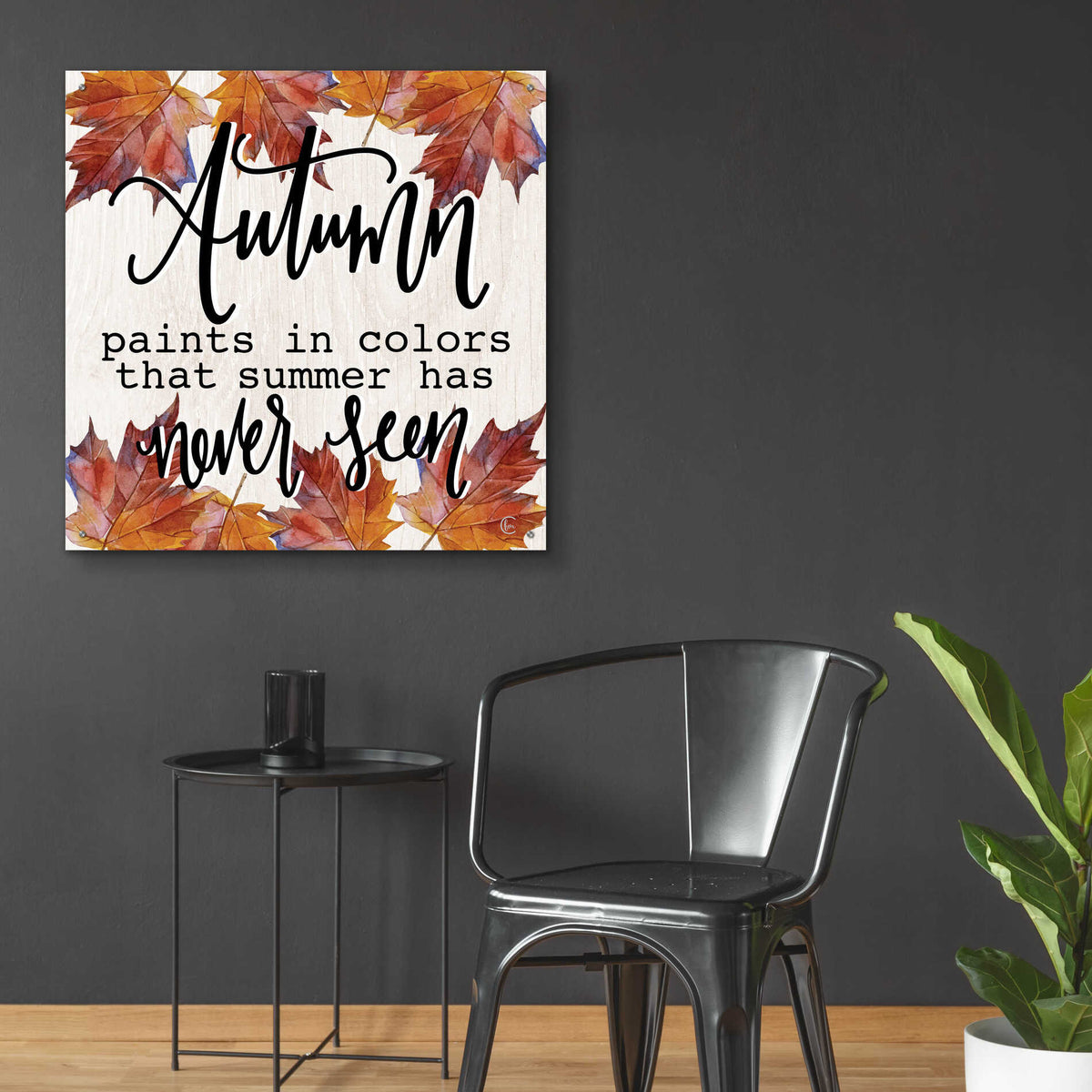 Epic Art 'Autumn Paints In Colors' by Fearfully Made Creations, Acrylic Glass Wall Art,36x36