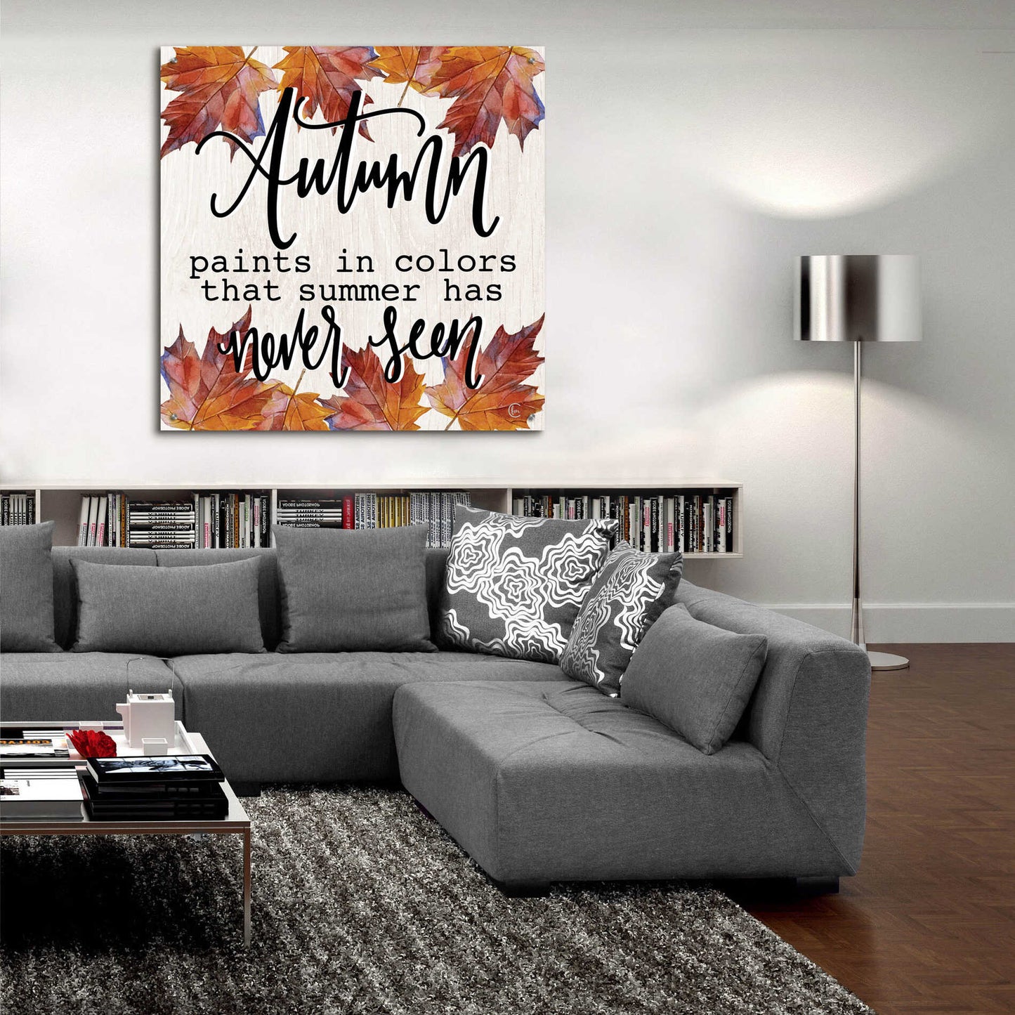 Epic Art 'Autumn Paints In Colors' by Fearfully Made Creations, Acrylic Glass Wall Art,36x36