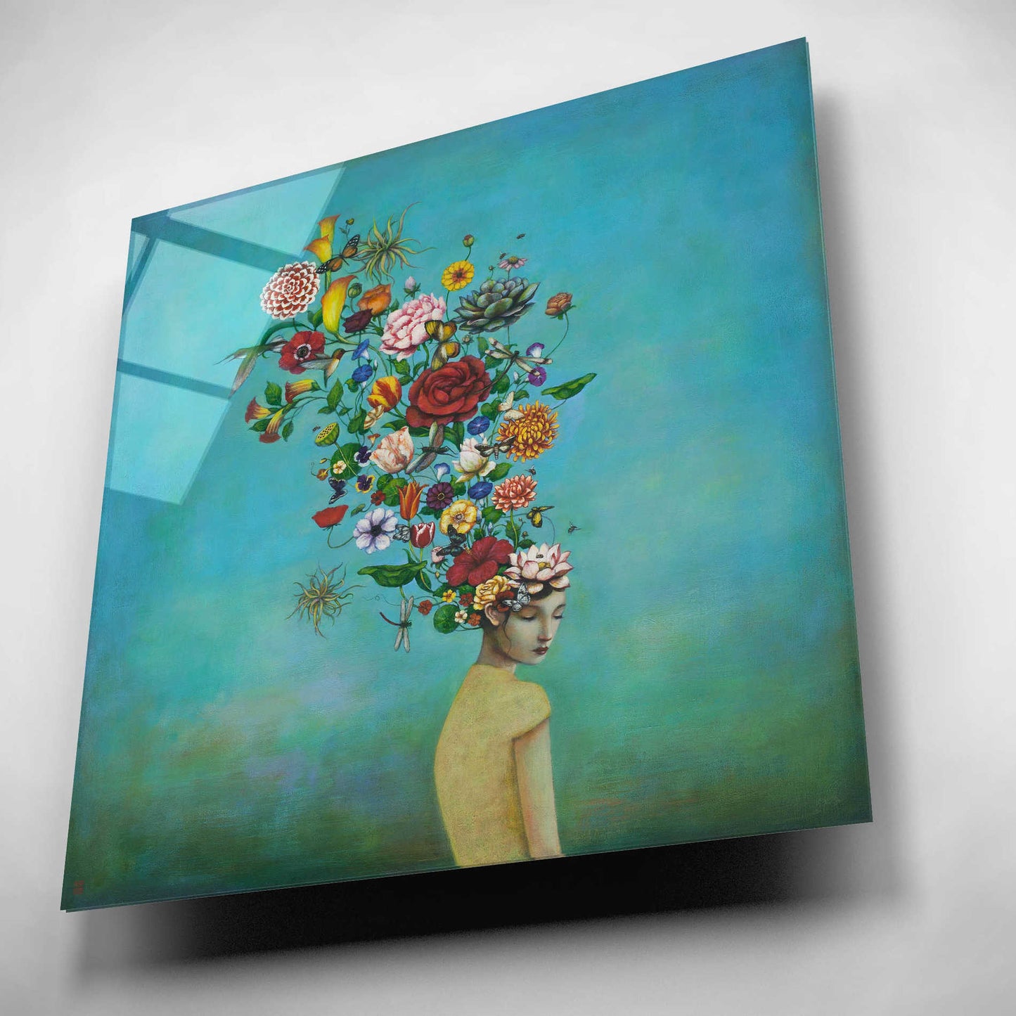 Epic Art 'A Mindful Garden' by Duy Huynh, Acrylic Glass Wall Art,12x12