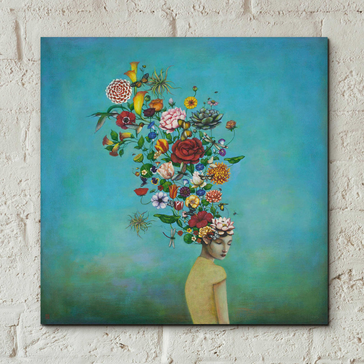 Epic Art 'A Mindful Garden' by Duy Huynh, Acrylic Glass Wall Art,12x12