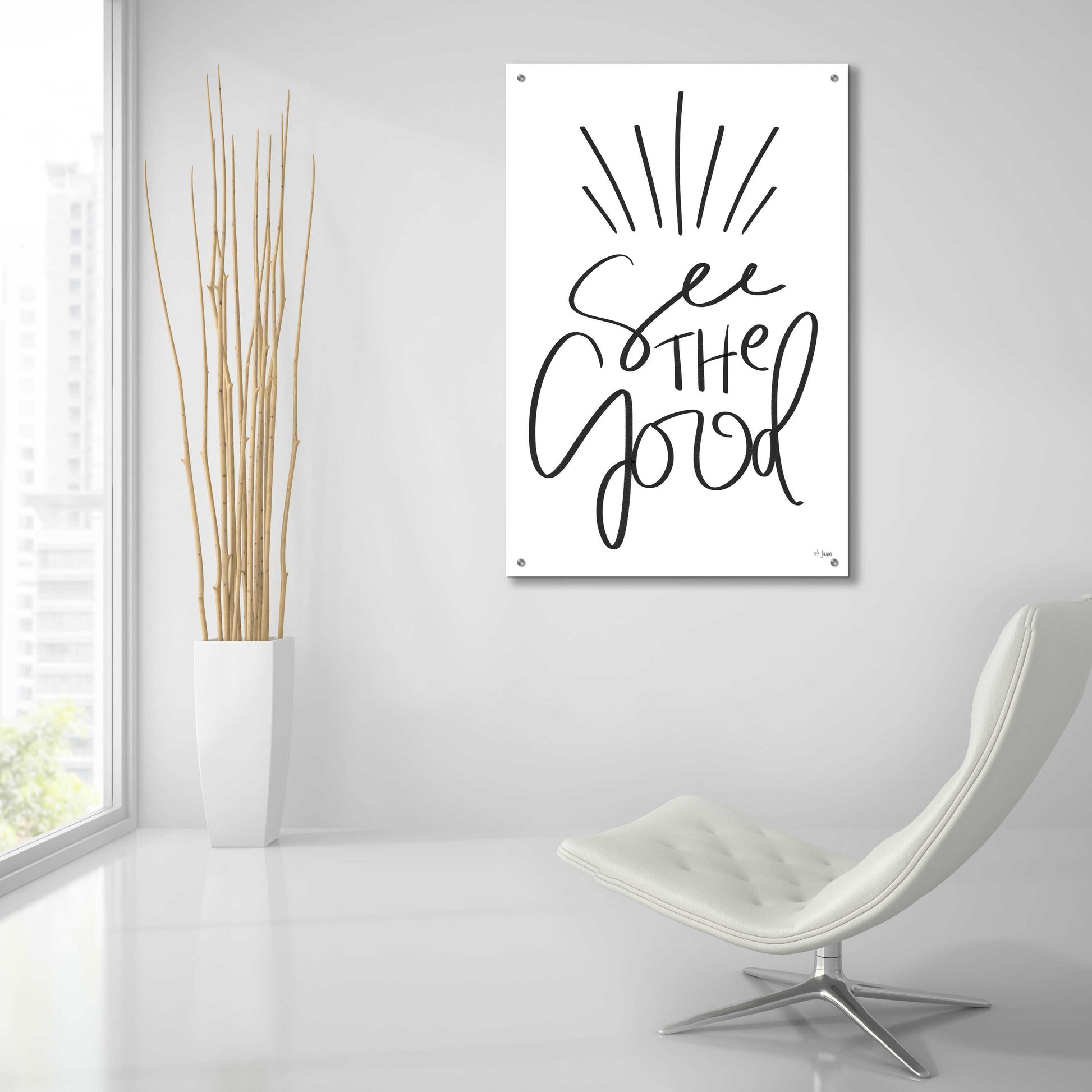 Epic Art 'See The Good' by Jaxn Blvd., Acrylic Glass Wall Art,24x36