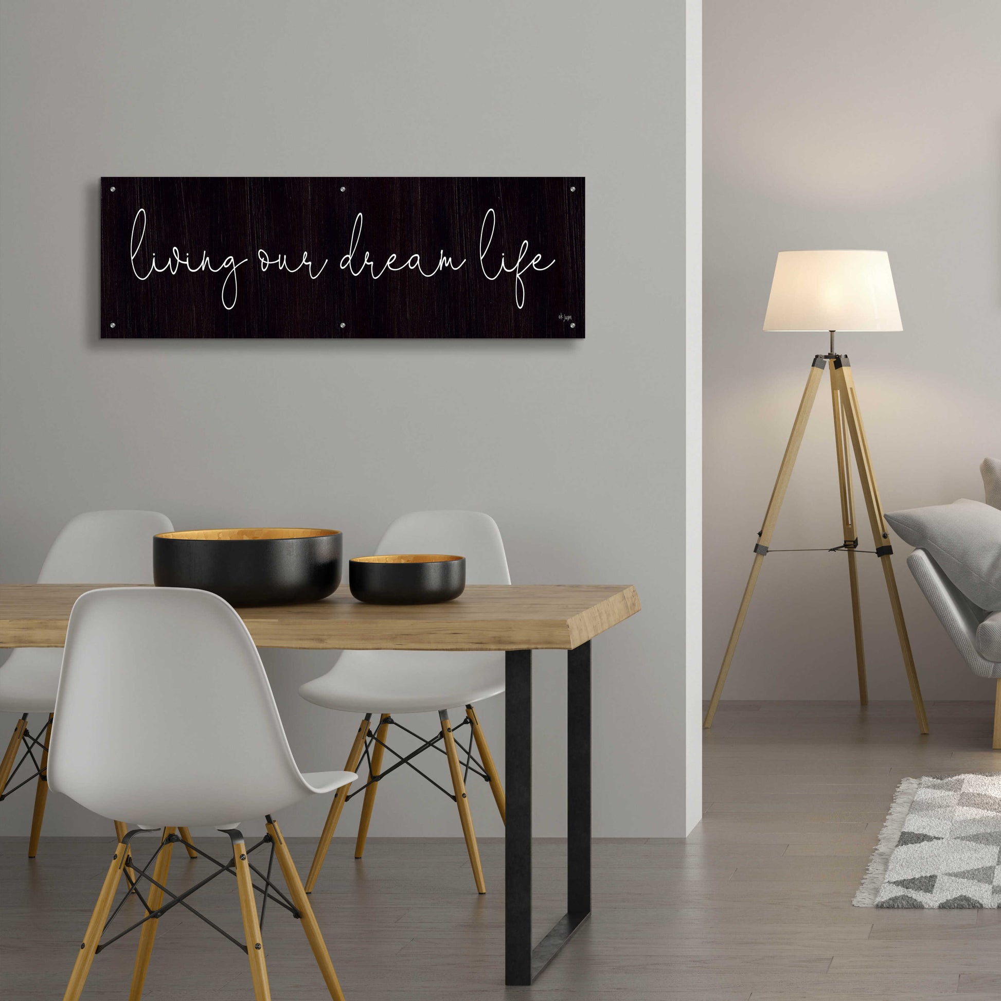 Epic Art 'Living Our Dream Life' by Jaxn Blvd., Acrylic Glass Wall Art,48x16