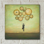 Epic Art 'Waiting for Time to Fly' by Duy Huynh, Acrylic Glass Wall Art,12x12