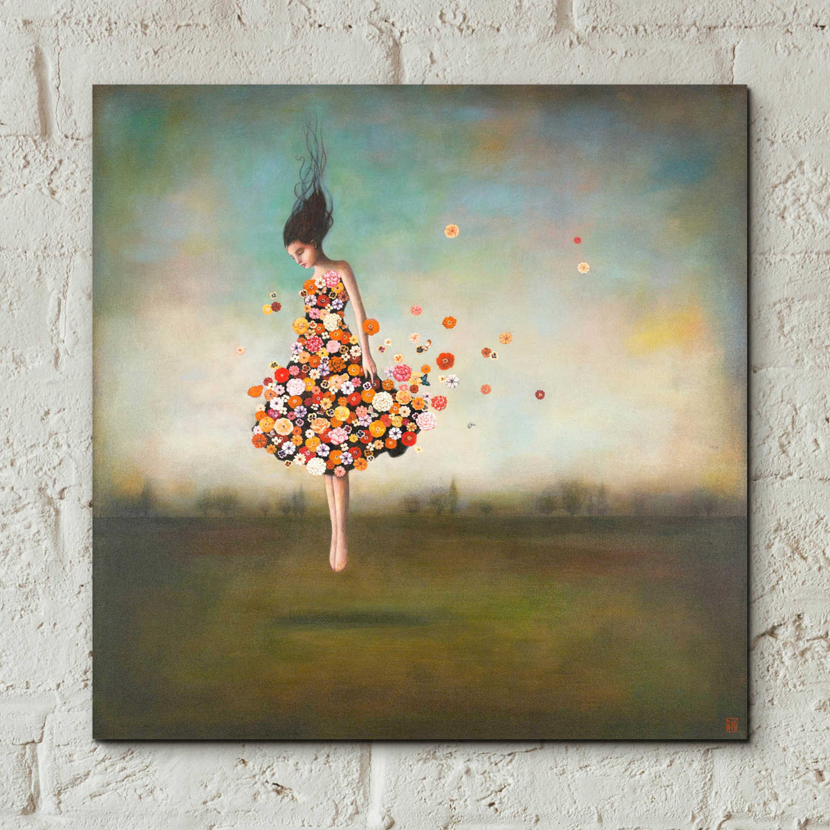 Epic Art 'Boundlessness in Bloom' by Duy Huynh, Acrylic Glass Wall Art,12x12