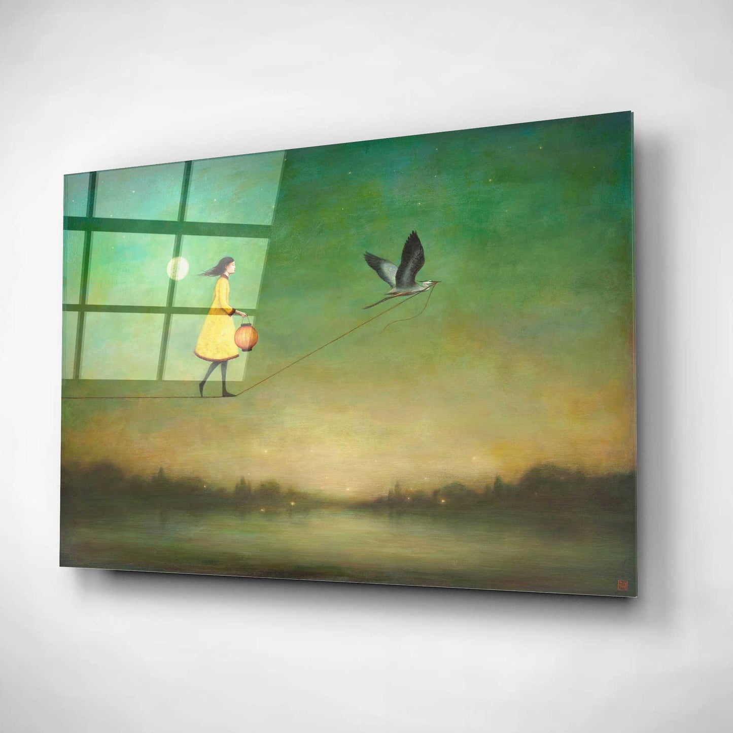 Epic Art 'Blue Moon Expedition' by Duy Huynh, Acrylic Glass Wall Art,16x12