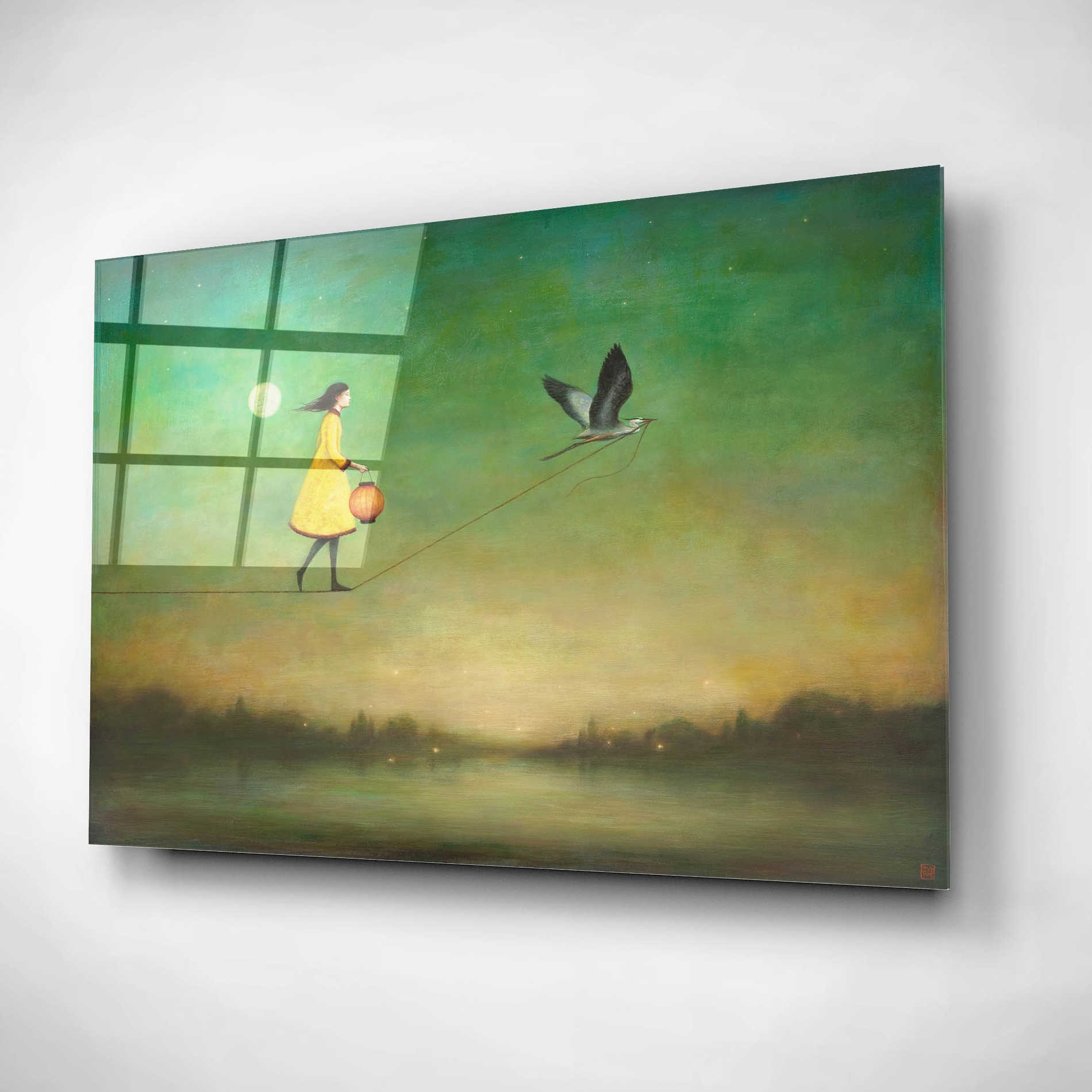 Epic Art 'Blue Moon Expedition' by Duy Huynh, Acrylic Glass Wall Art,24x16