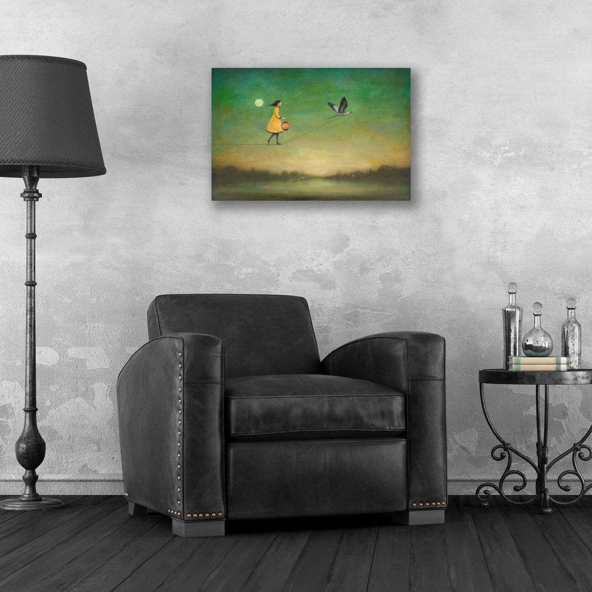 Epic Art 'Blue Moon Expedition' by Duy Huynh, Acrylic Glass Wall Art,24x16