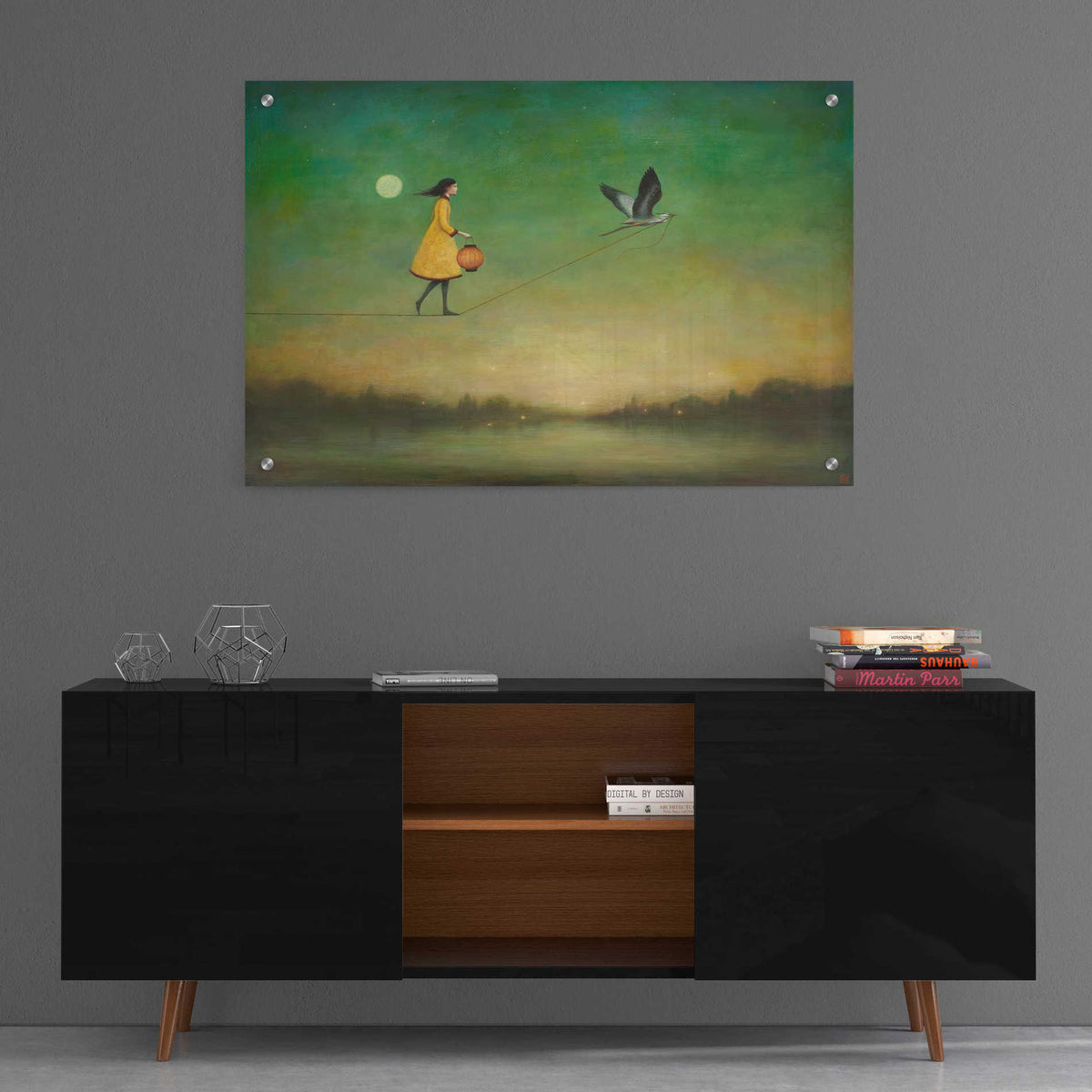 Epic Art 'Blue Moon Expedition' by Duy Huynh, Acrylic Glass Wall Art,36x24