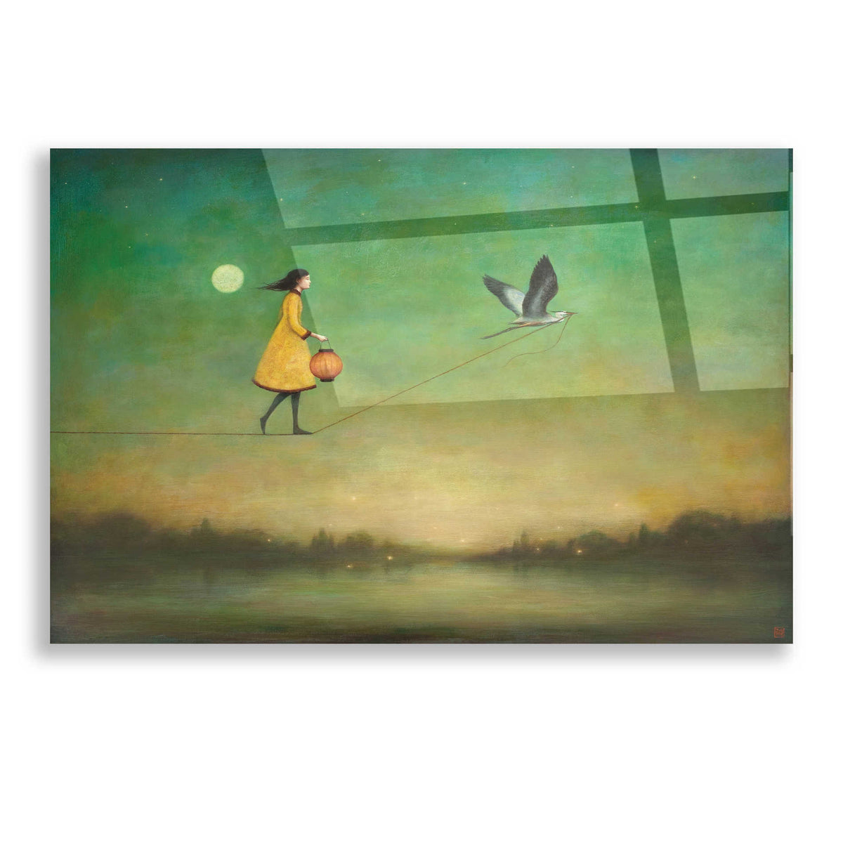 Epic Art 'Blue Moon Expedition' by Duy Huynh, Acrylic Glass Wall Art
