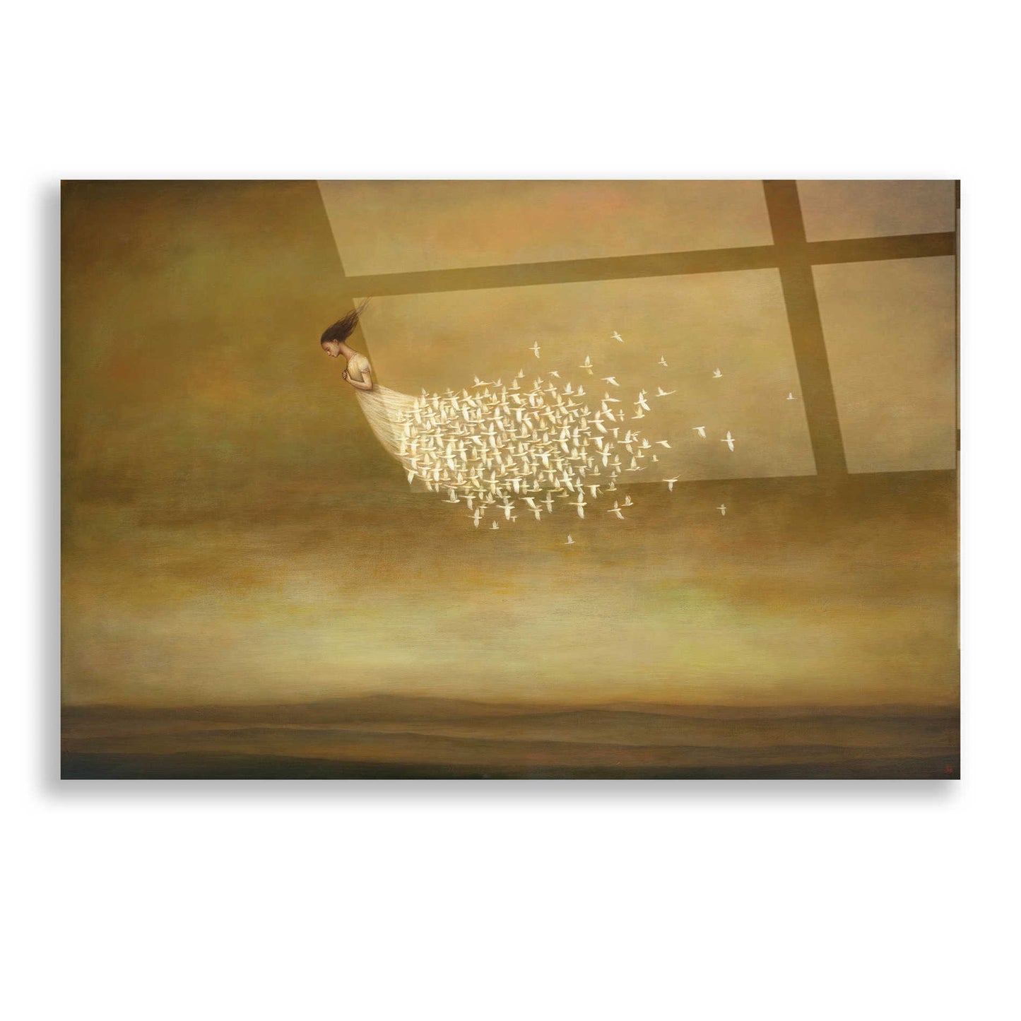 Epic Art 'Freeform' by Duy Huynh, Acrylic Glass Wall Art,16x12
