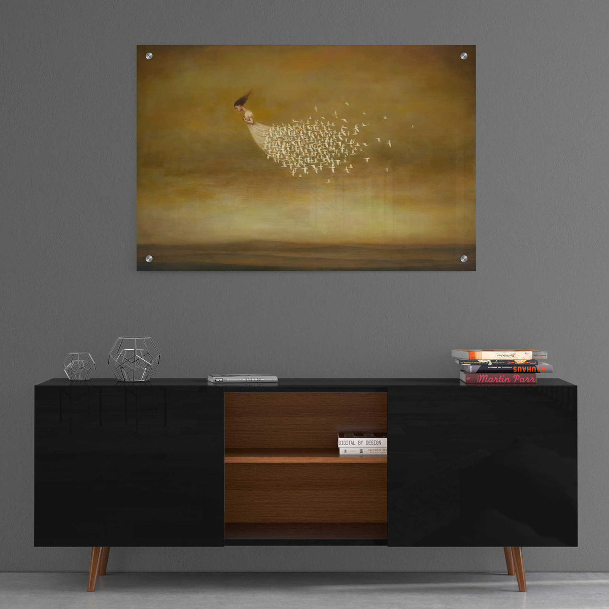 Epic Art 'Freeform' by Duy Huynh, Acrylic Glass Wall Art,36x24