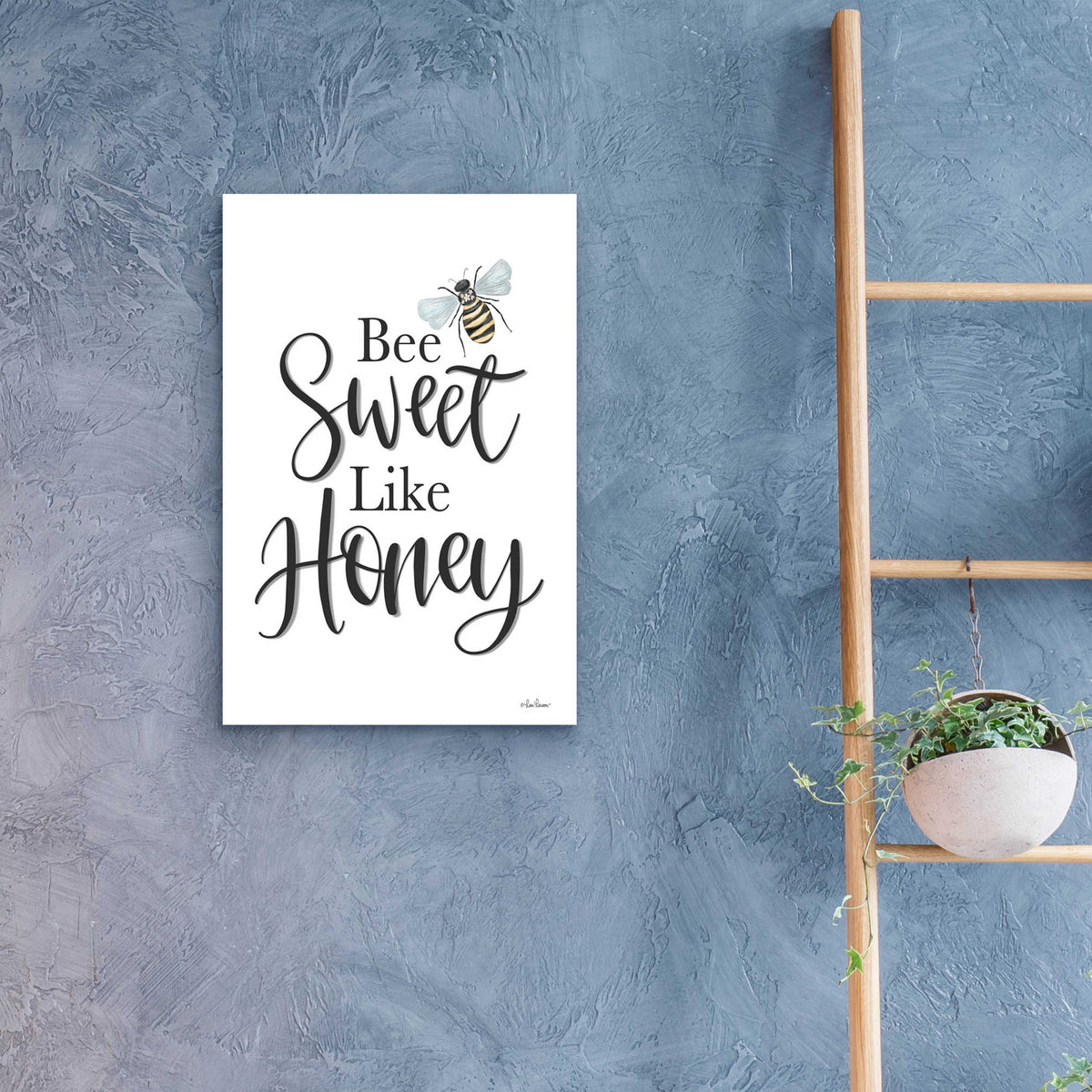 Epic Art 'Bee Sweet Like Honey' by Lisa Larson, Acrylic Glass Wall Art,16x24