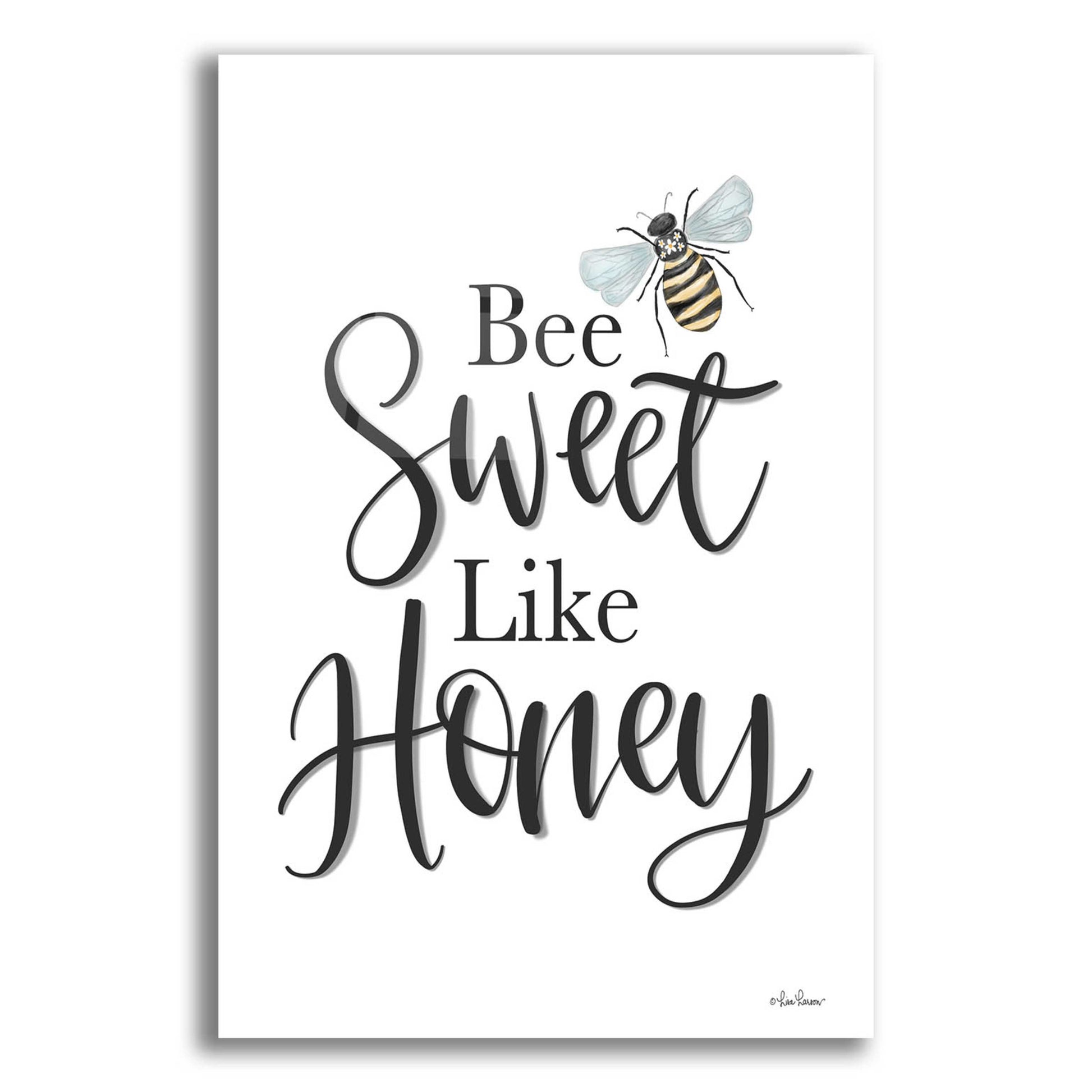 Epic Art 'Bee Sweet Like Honey' by Lisa Larson, Acrylic Glass Wall Art