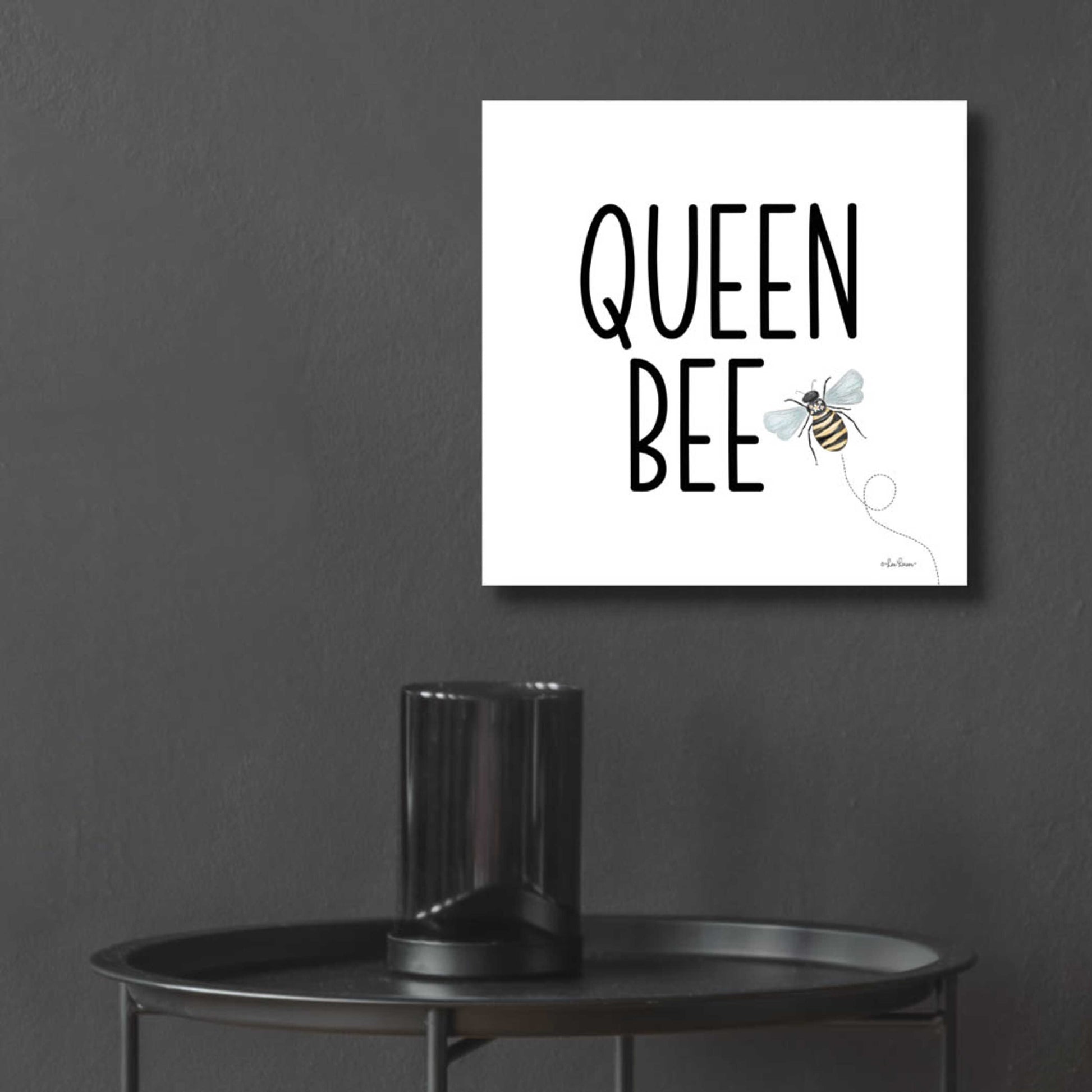 Epic Art 'Queen Bee I' by Lisa Larson, Acrylic Glass Wall Art,12x12