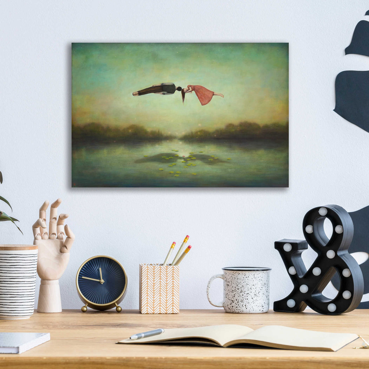 Epic Art 'Dreamers Meeting Place' by Duy Huynh, Acrylic Glass Wall Art,16x12