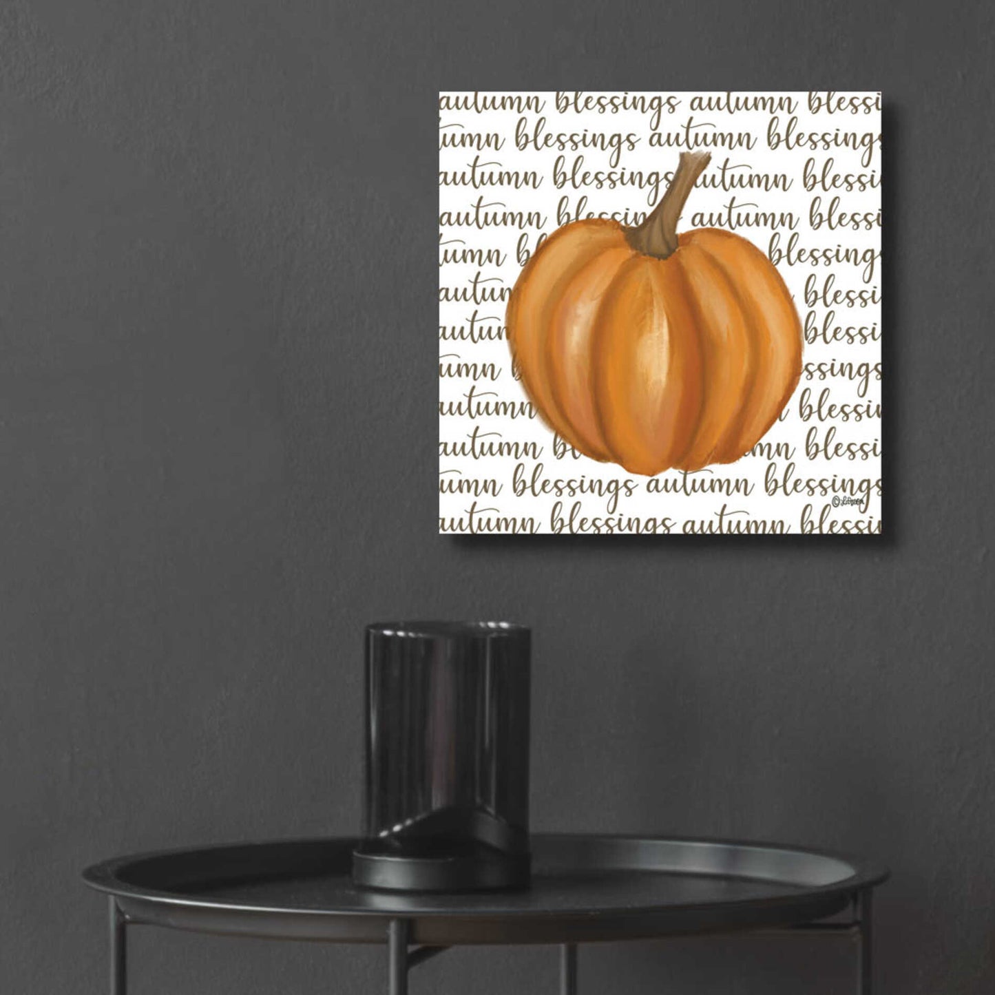 Epic Art 'Autumn Blessings' by Lisa Larson, Acrylic Glass Wall Art,12x12