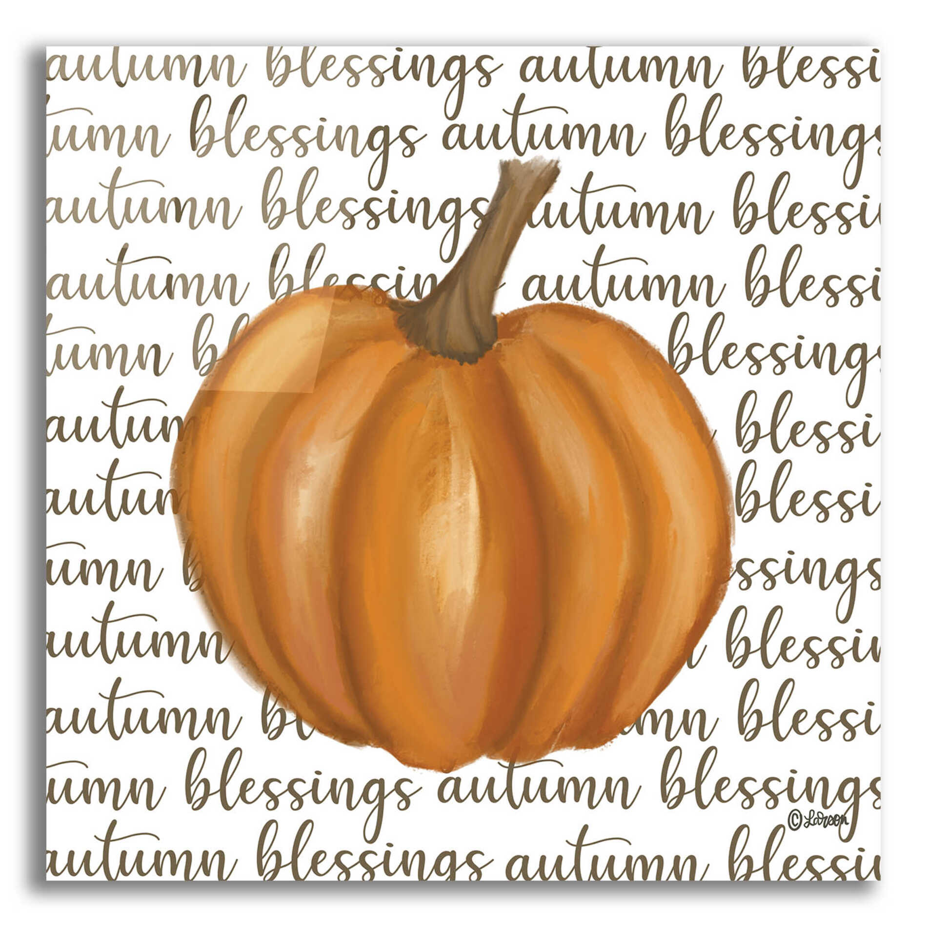 Epic Art 'Autumn Blessings' by Lisa Larson, Acrylic Glass Wall Art