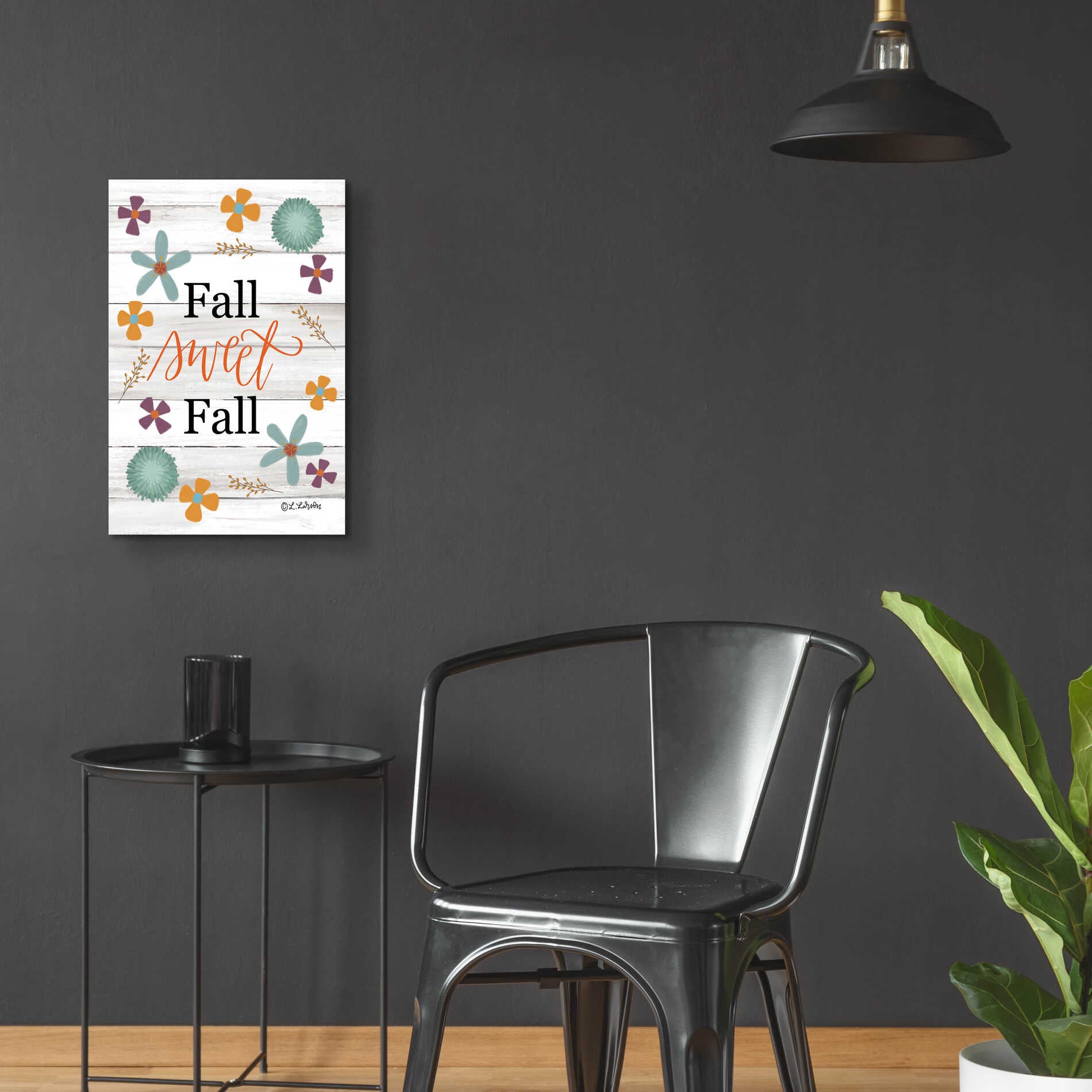 Epic Art 'Fall Sweet Fall' by Lisa Larson, Acrylic Glass Wall Art,16x24