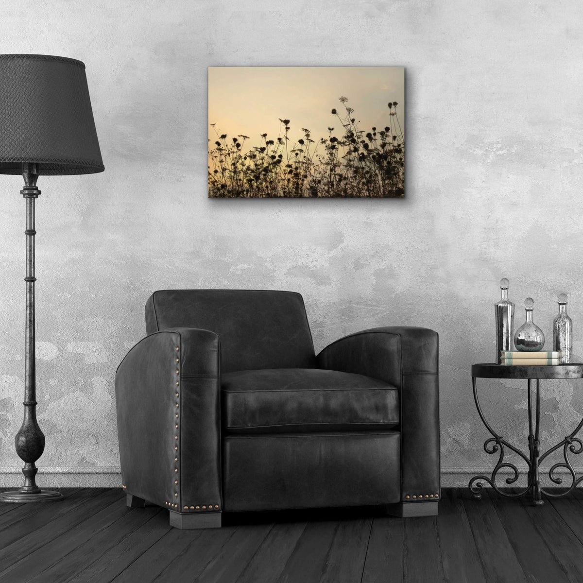 Epic Art 'Sunset Lace' by Lori Deiter, Acrylic Glass Wall Art,24x16