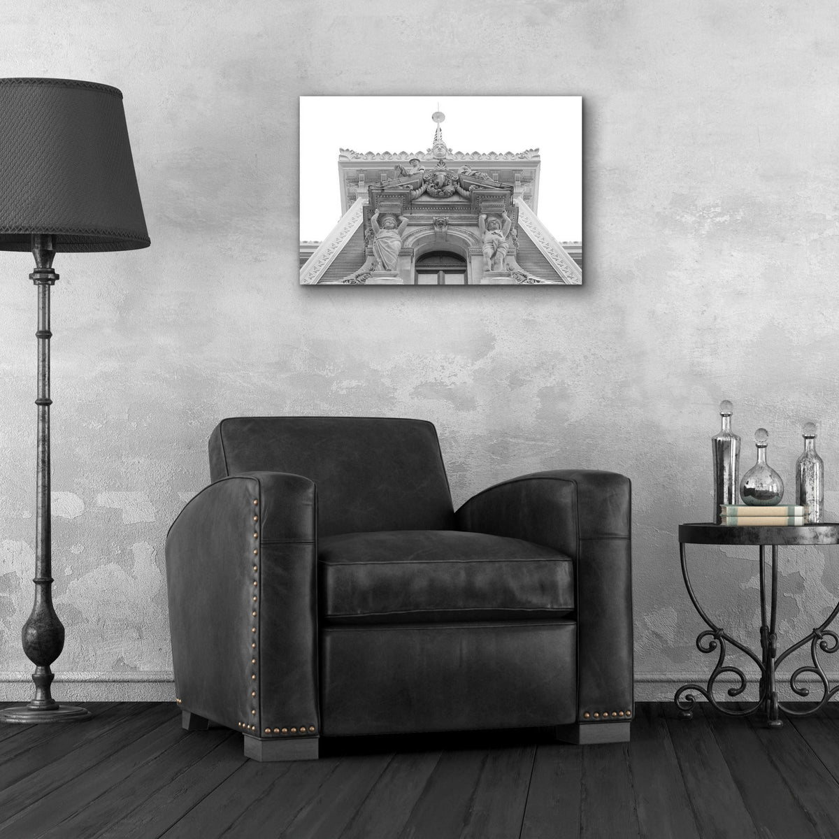 Epic Art 'Philadelphia Architecture' by Lori Deiter, Acrylic Glass Wall Art,24x16