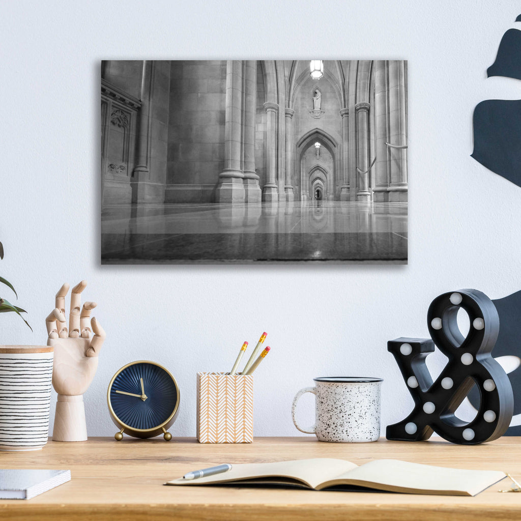 Epic Art 'National Cathedral' by Lori Deiter, Acrylic Glass Wall Art,16x12