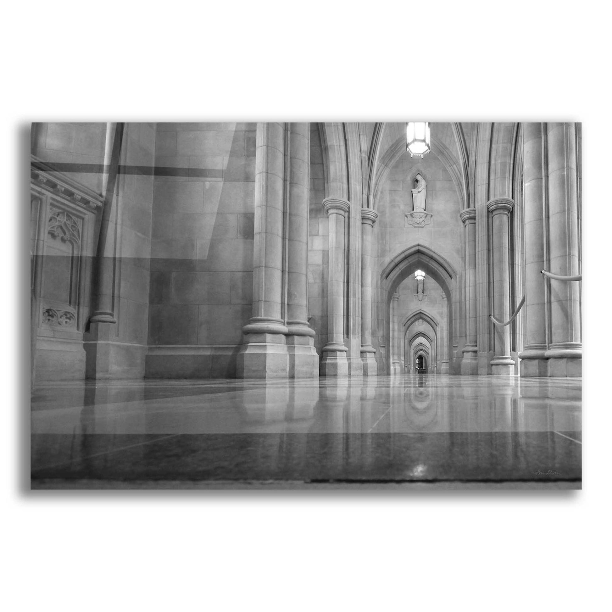 Epic Art 'National Cathedral' by Lori Deiter, Acrylic Glass Wall Art,16x12