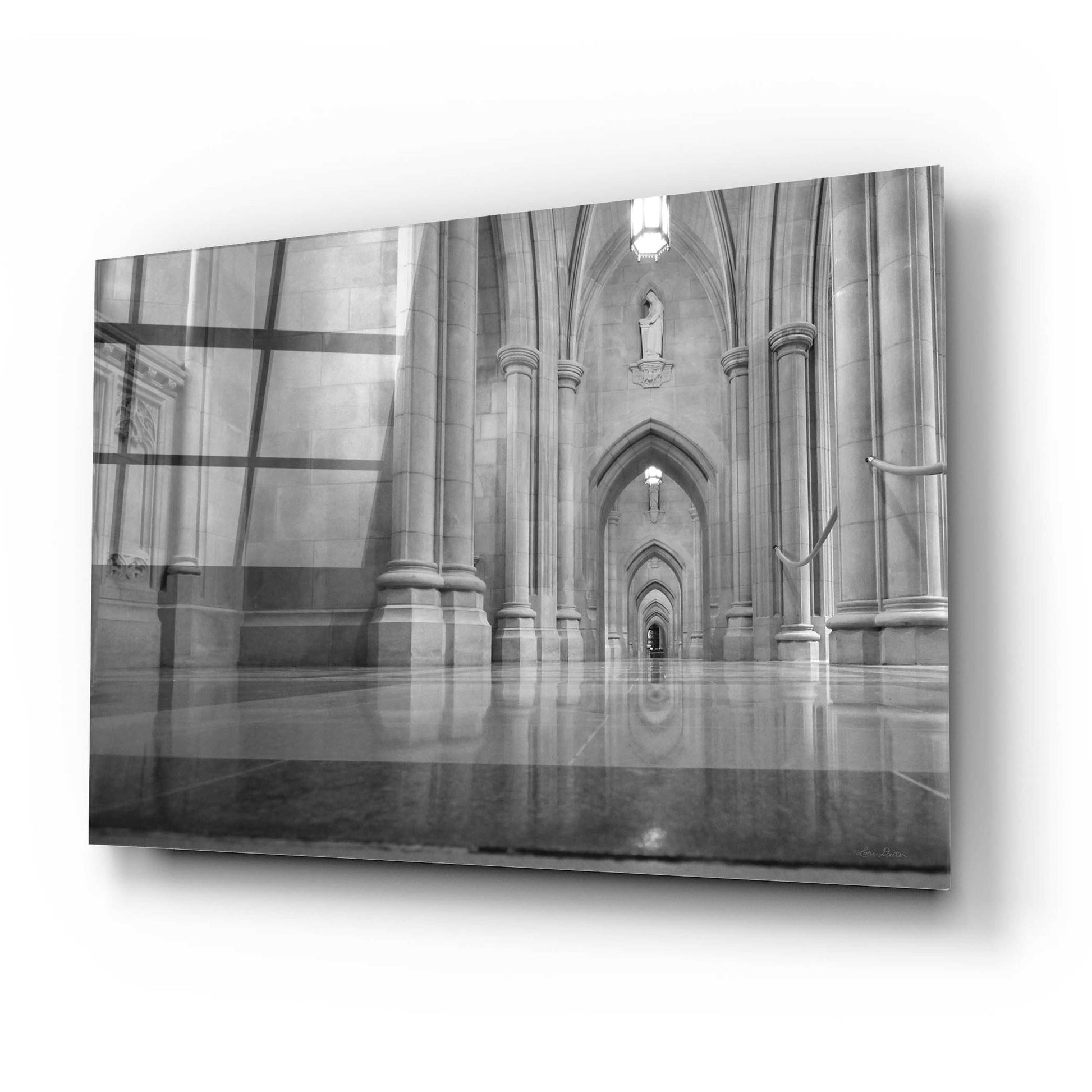 Epic Art 'National Cathedral' by Lori Deiter, Acrylic Glass Wall Art,24x16