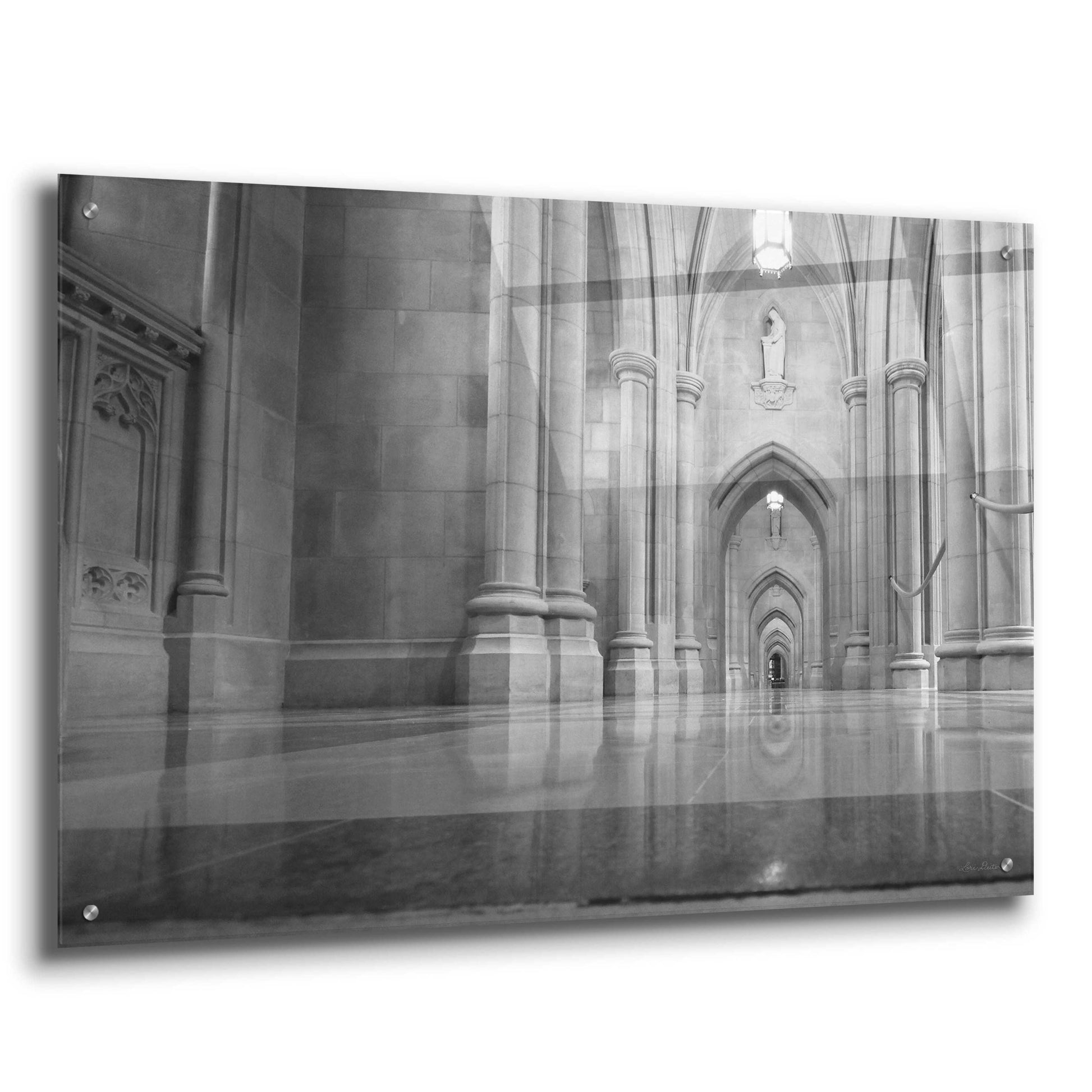 Epic Art 'National Cathedral' by Lori Deiter, Acrylic Glass Wall Art,36x24