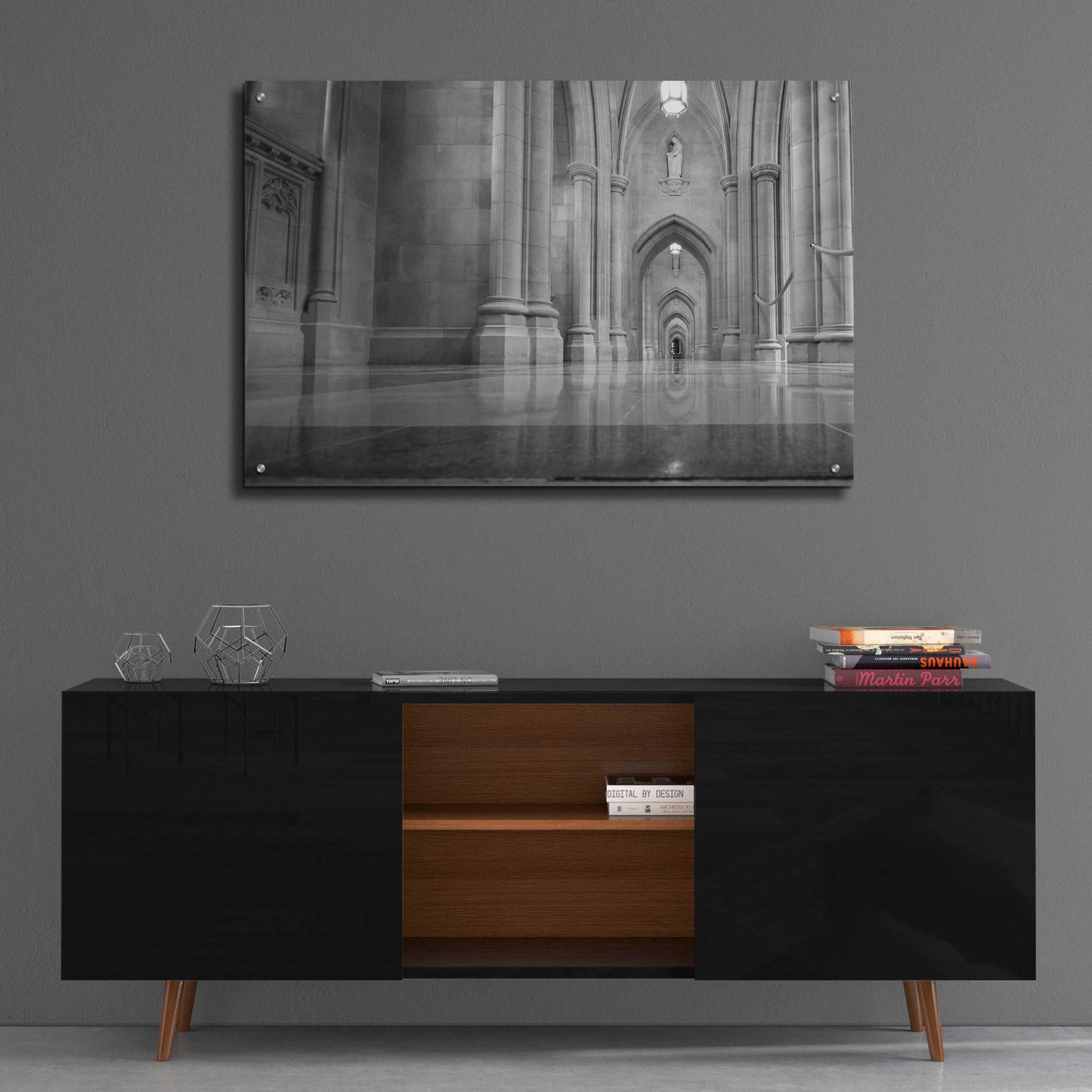 Epic Art 'National Cathedral' by Lori Deiter, Acrylic Glass Wall Art,36x24