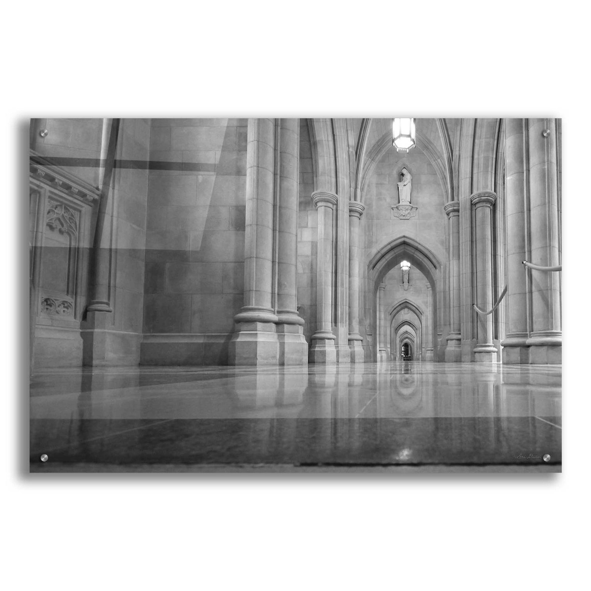 Epic Art 'National Cathedral' by Lori Deiter, Acrylic Glass Wall Art,36x24