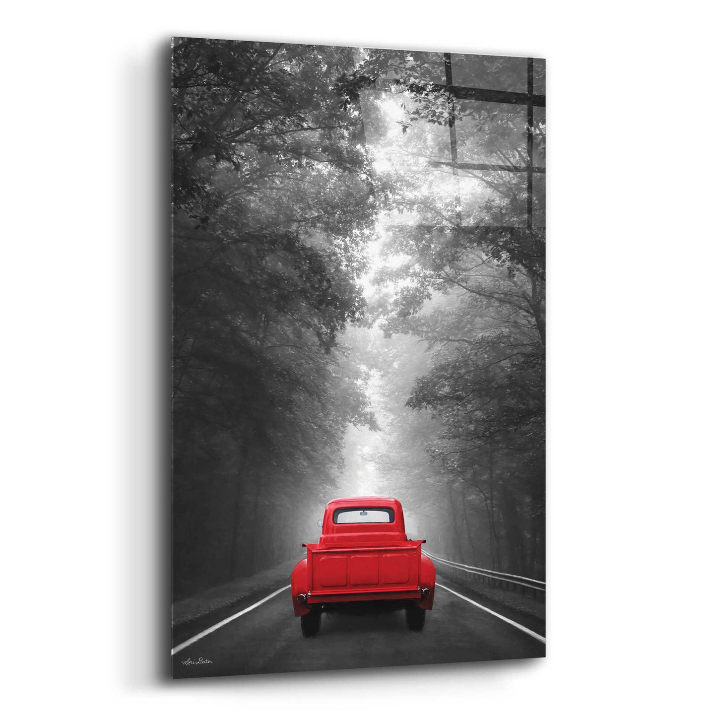 Epic Art 'Just Drive' by Lori Deiter, Acrylic Glass Wall Art,12x16