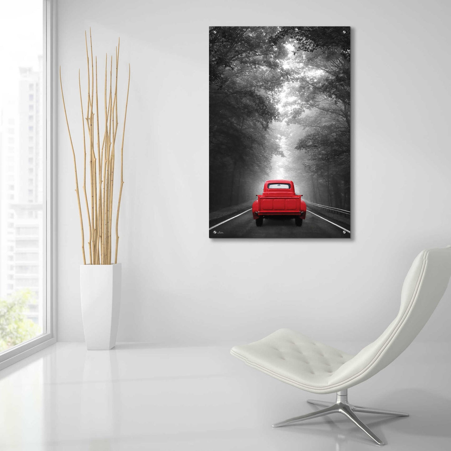 Epic Art 'Just Drive' by Lori Deiter, Acrylic Glass Wall Art,24x36