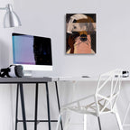'Face Off No. 2' by Erin Robinson, Acrylic Glass Wall Art,12x16