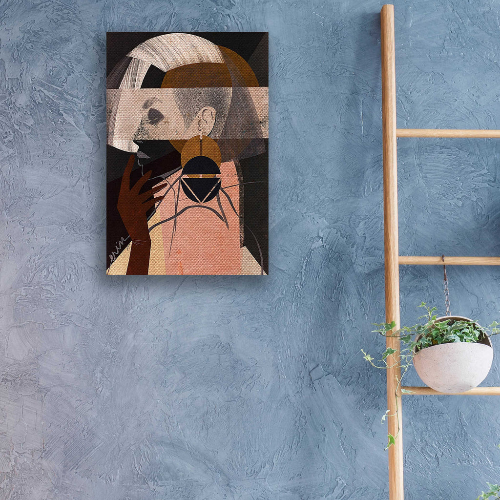 'Face Off No. 2' by Erin Robinson, Acrylic Glass Wall Art,16x24