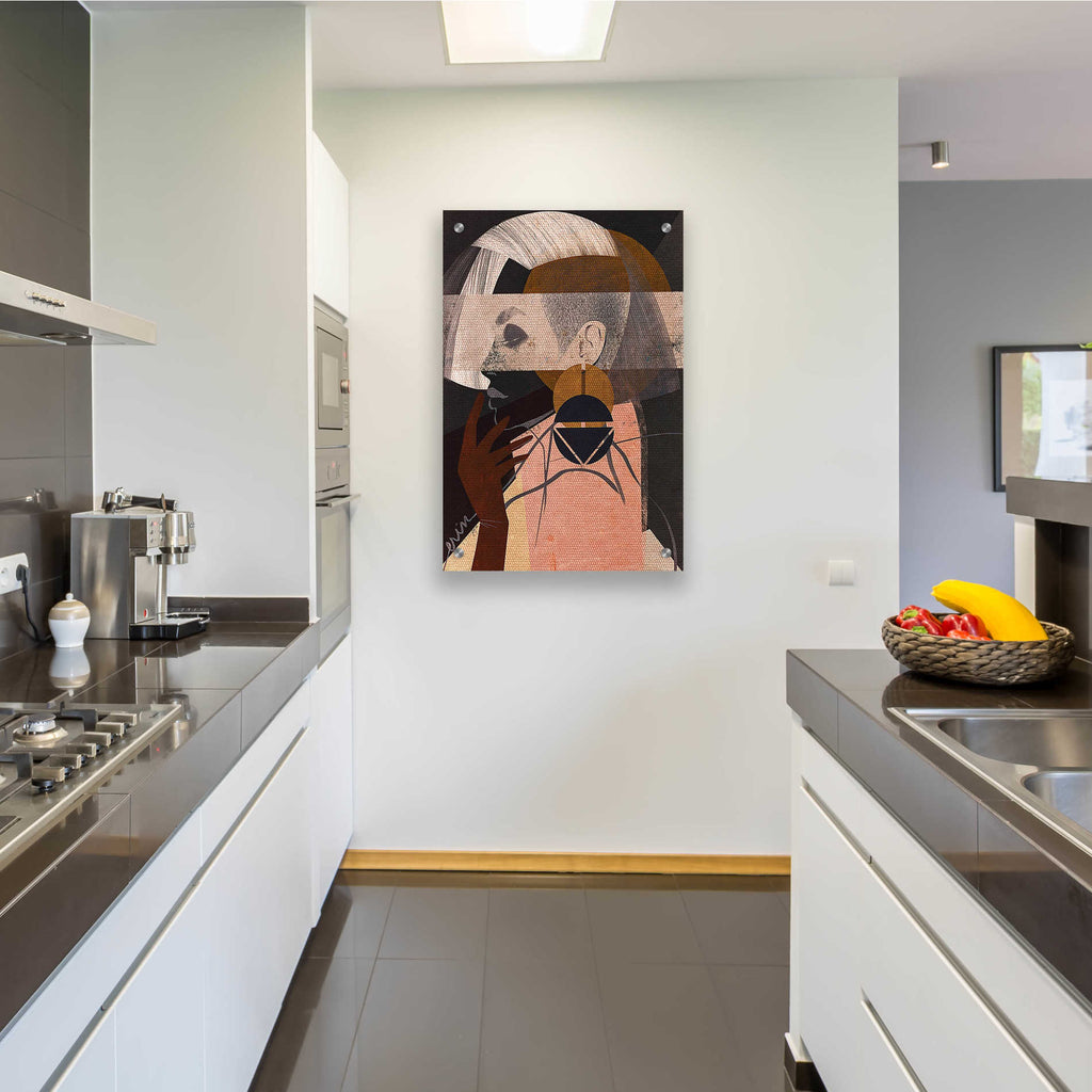 'Face Off No. 2' by Erin Robinson, Acrylic Glass Wall Art,24x36