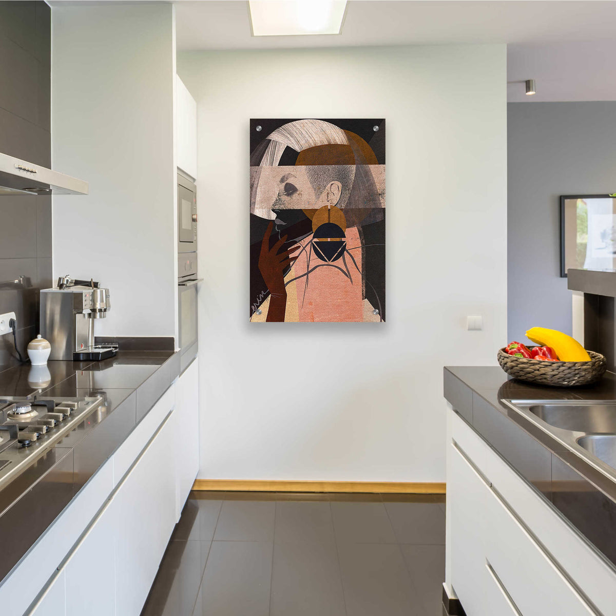 'Face Off No. 2' by Erin Robinson, Acrylic Glass Wall Art,24x36