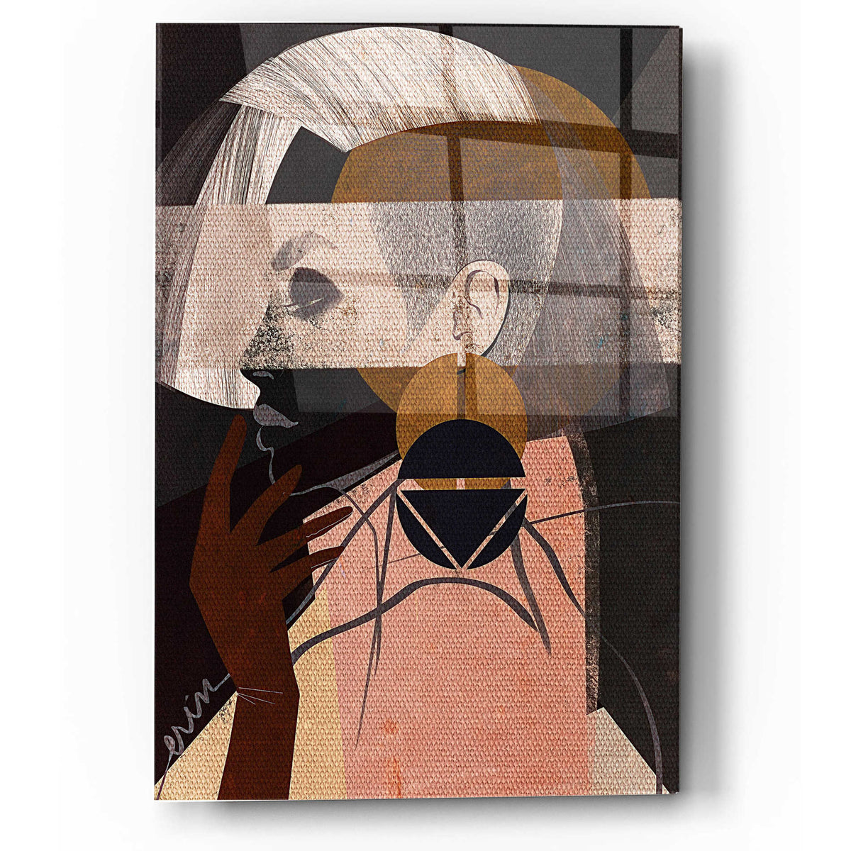 'Face Off No. 2' by Erin Robinson, Acrylic Glass Wall Art