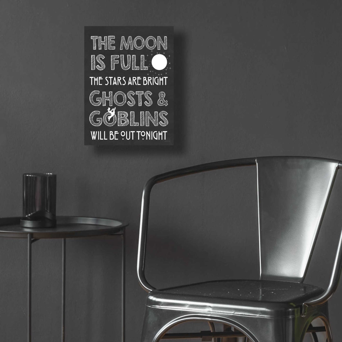 Epic Art 'The Moon Is Full II' by Lettered & Lined, Acrylic Glass Wall Art,12x16