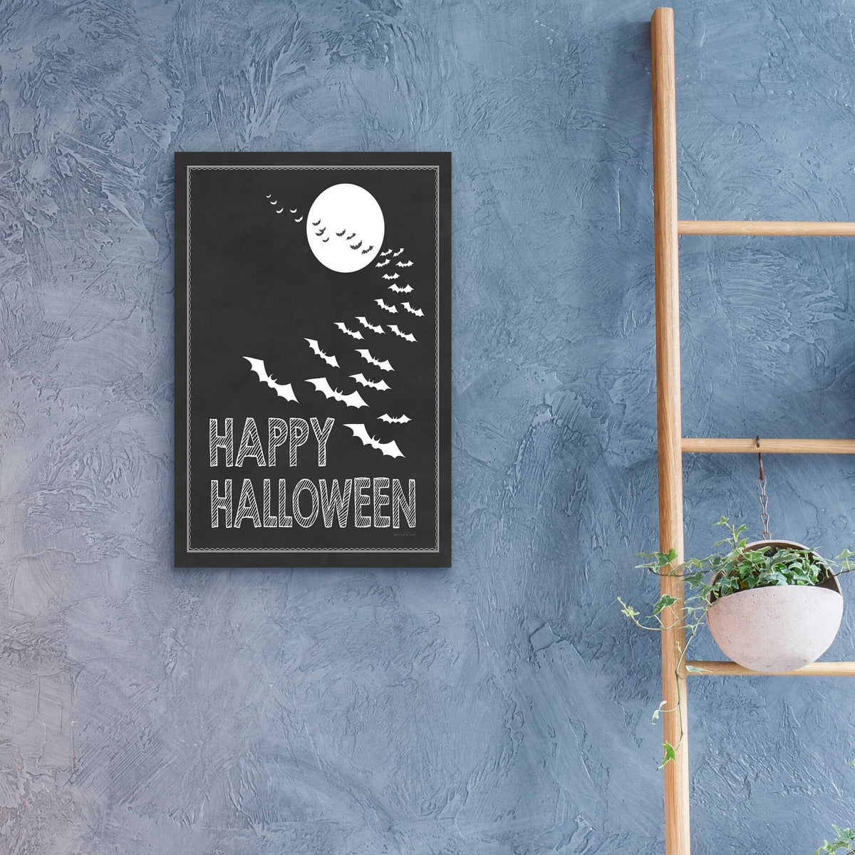 Epic Art 'Happy Halloween' by Lettered & Lined, Acrylic Glass Wall Art,16x24
