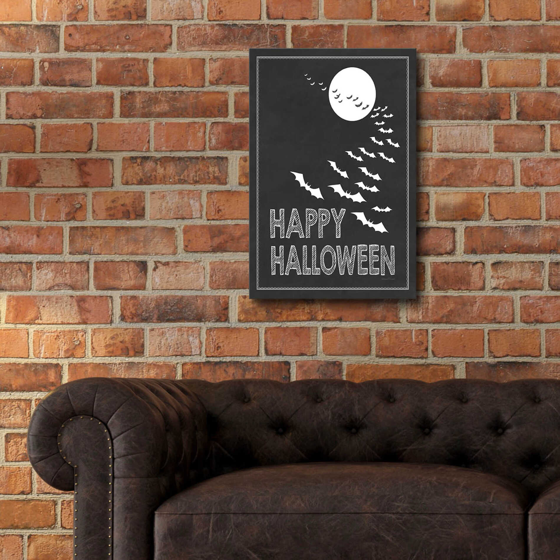 Epic Art 'Happy Halloween' by Lettered & Lined, Acrylic Glass Wall Art,16x24