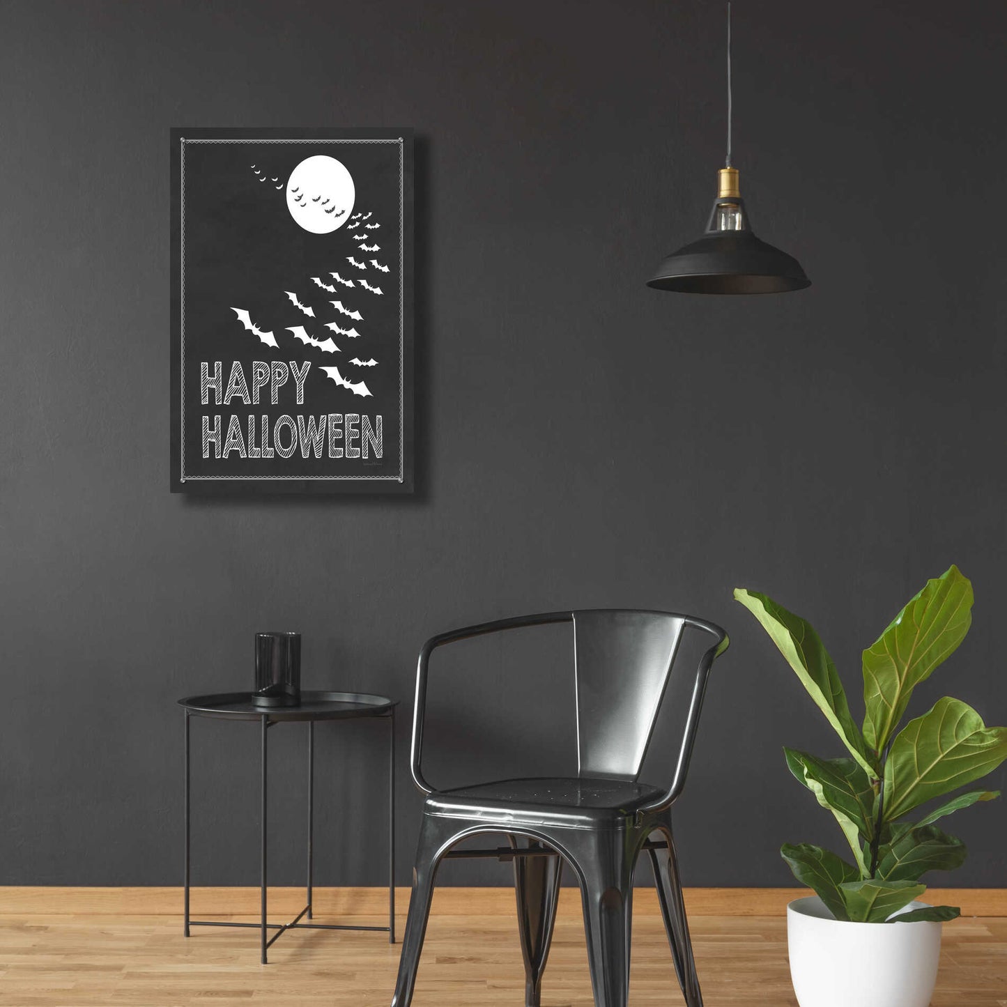 Epic Art 'Happy Halloween' by Lettered & Lined, Acrylic Glass Wall Art,24x36